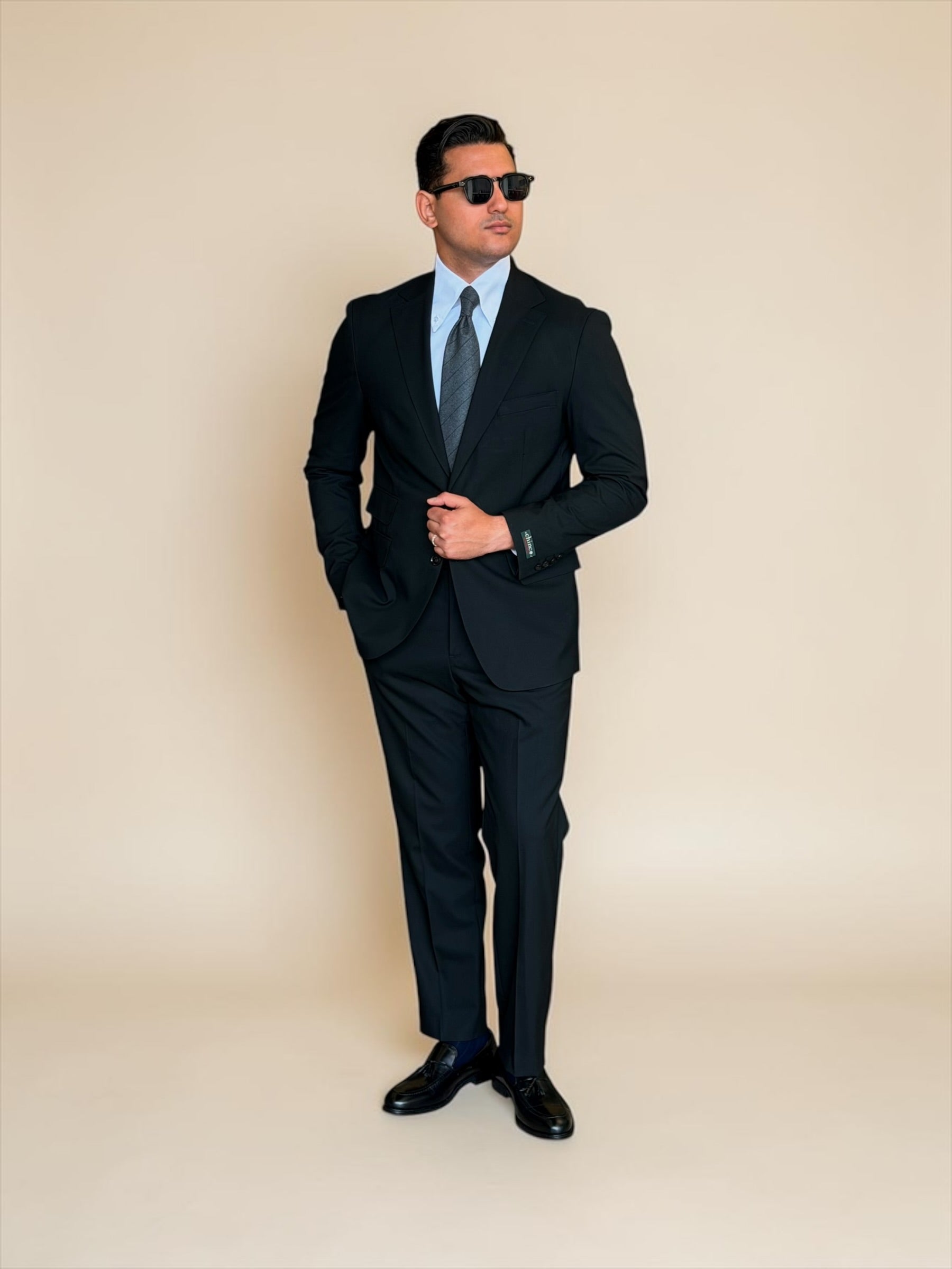 Notch two pocket suit - Black