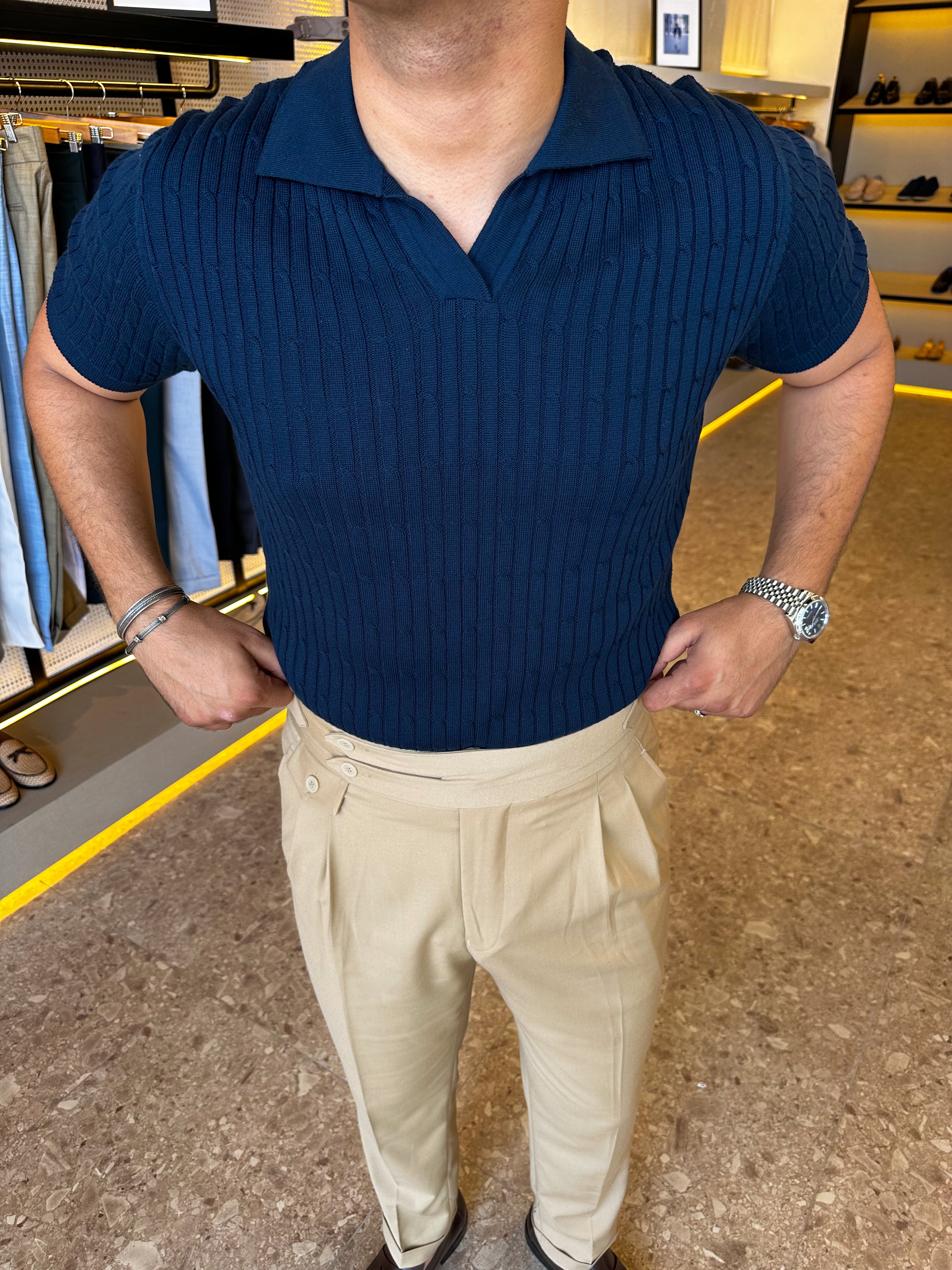 Caple knitwear - navy