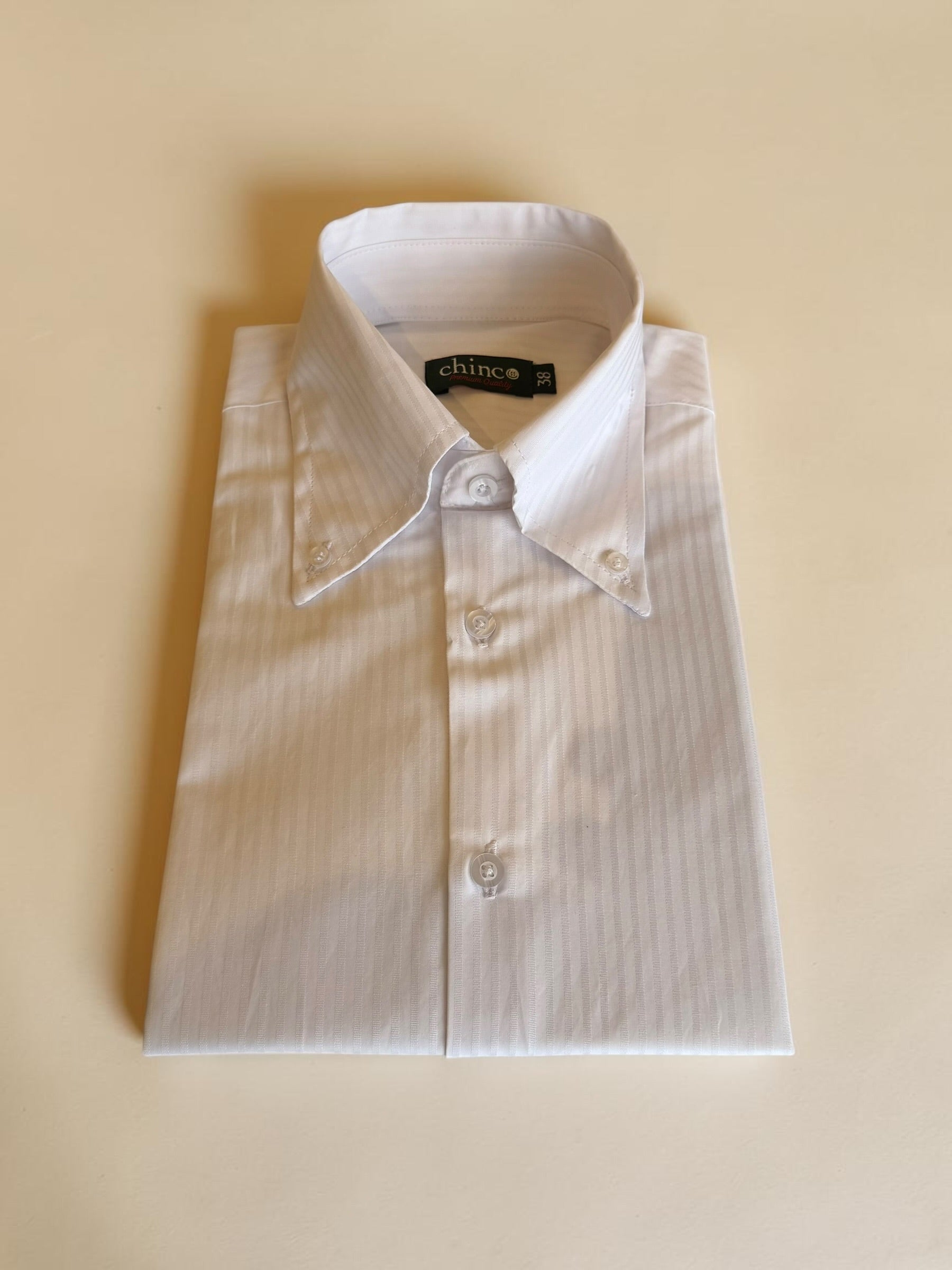 Striped pattern classic Shirt – white