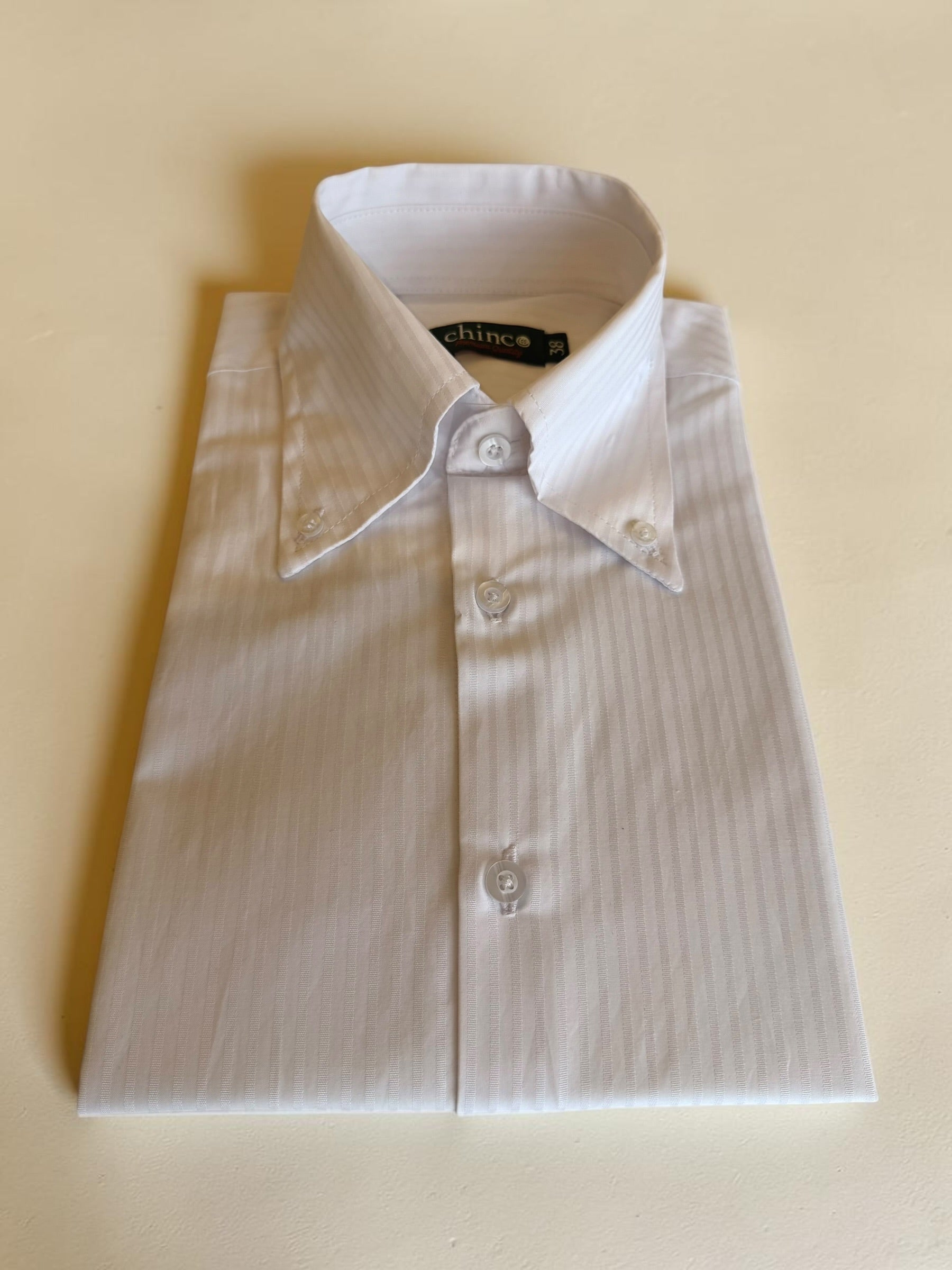 Striped pattern classic Shirt – white