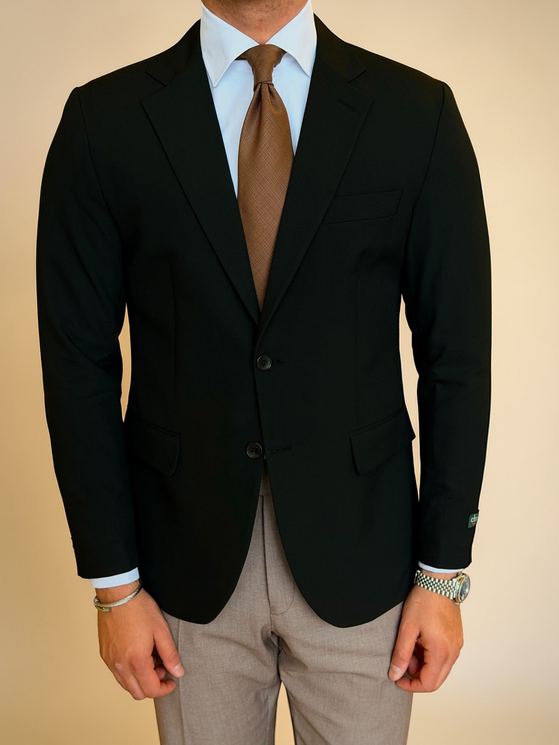 Basic Tailored Blazer - Black