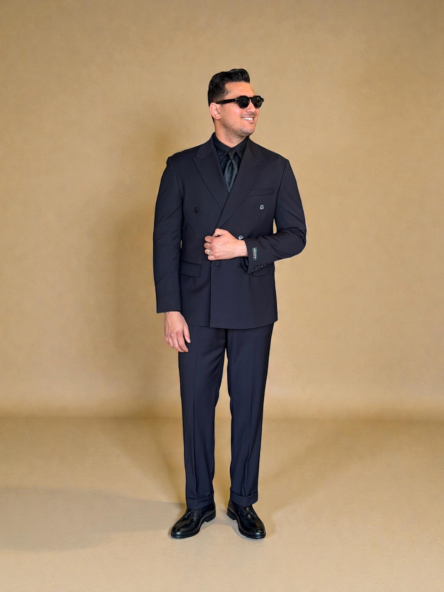 Double breasted suit - Black