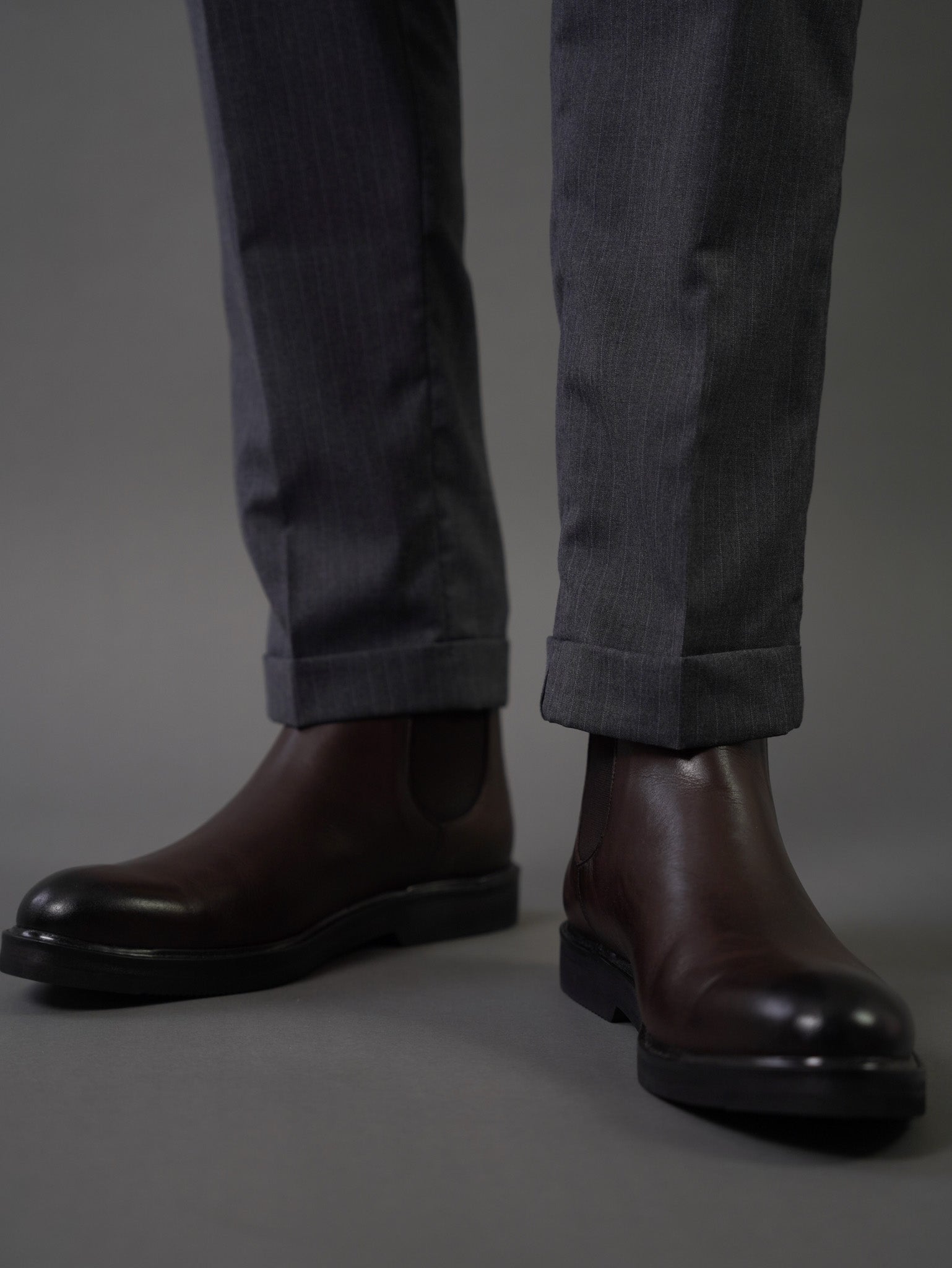 Hook two side Gurkha trousers - gray s