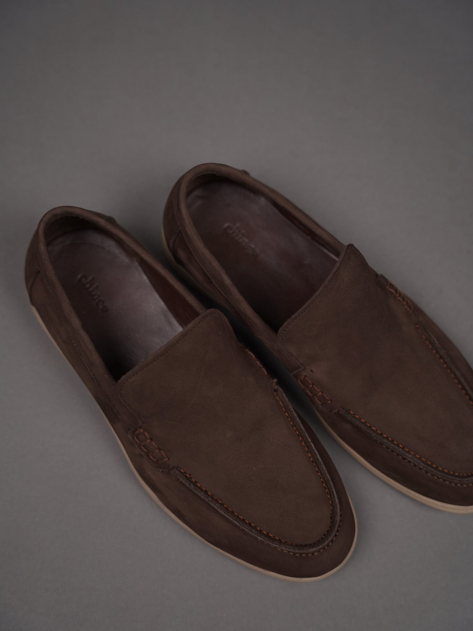 Suede loafers - BROWN