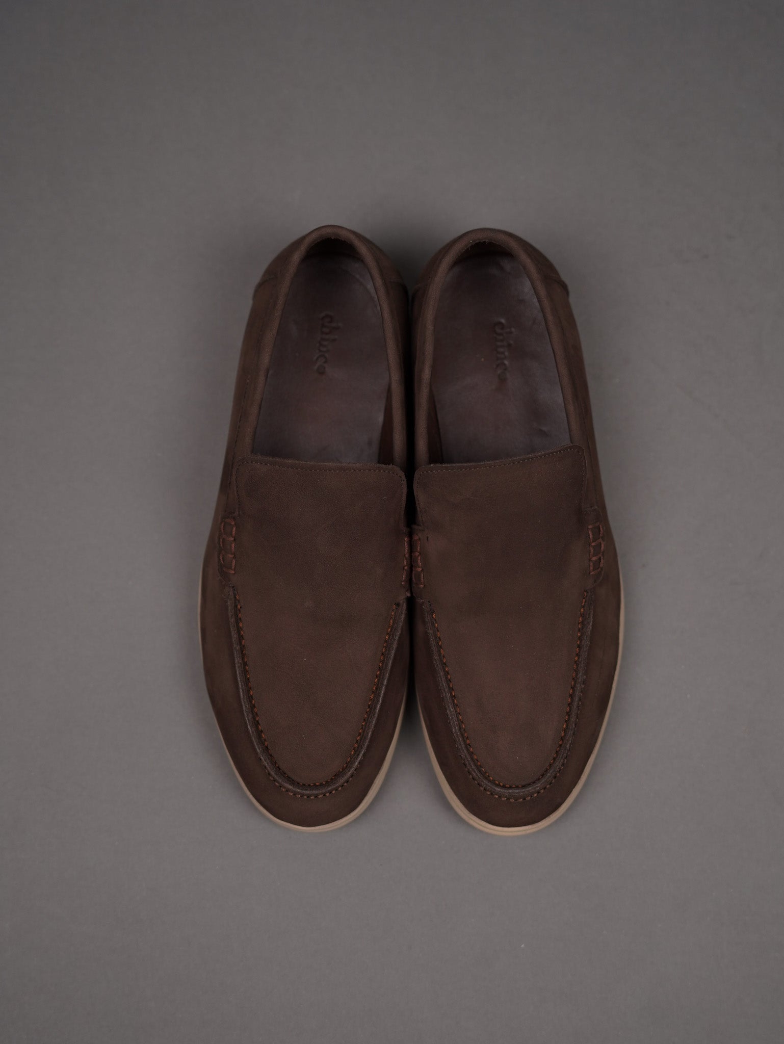 Suede loafers - BROWN
