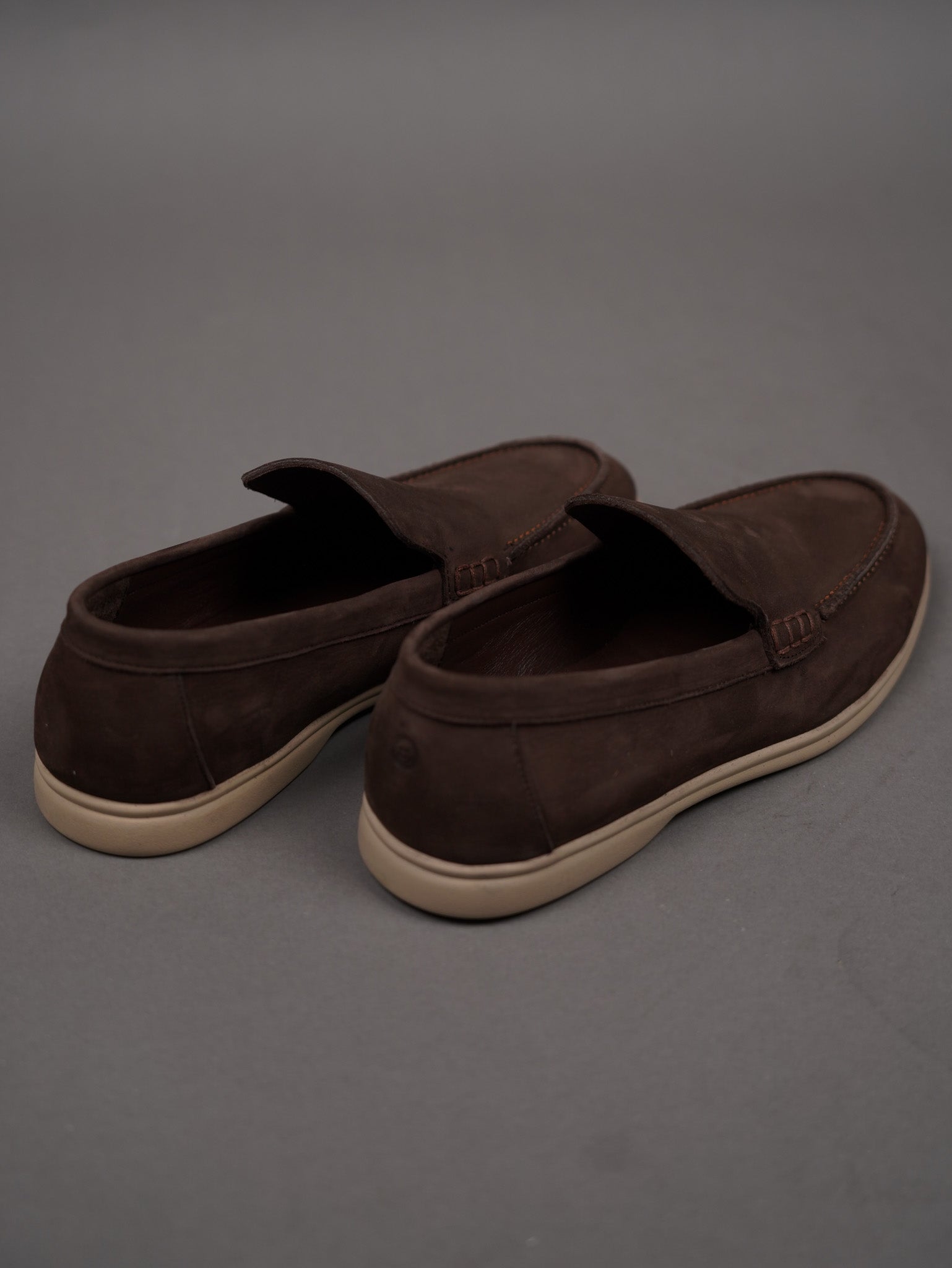 Suede loafers - BROWN