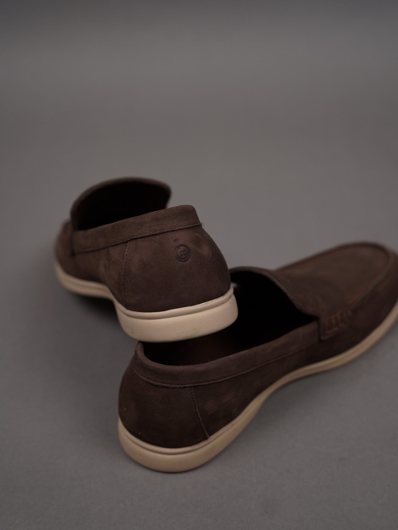 Suede loafers - BROWN
