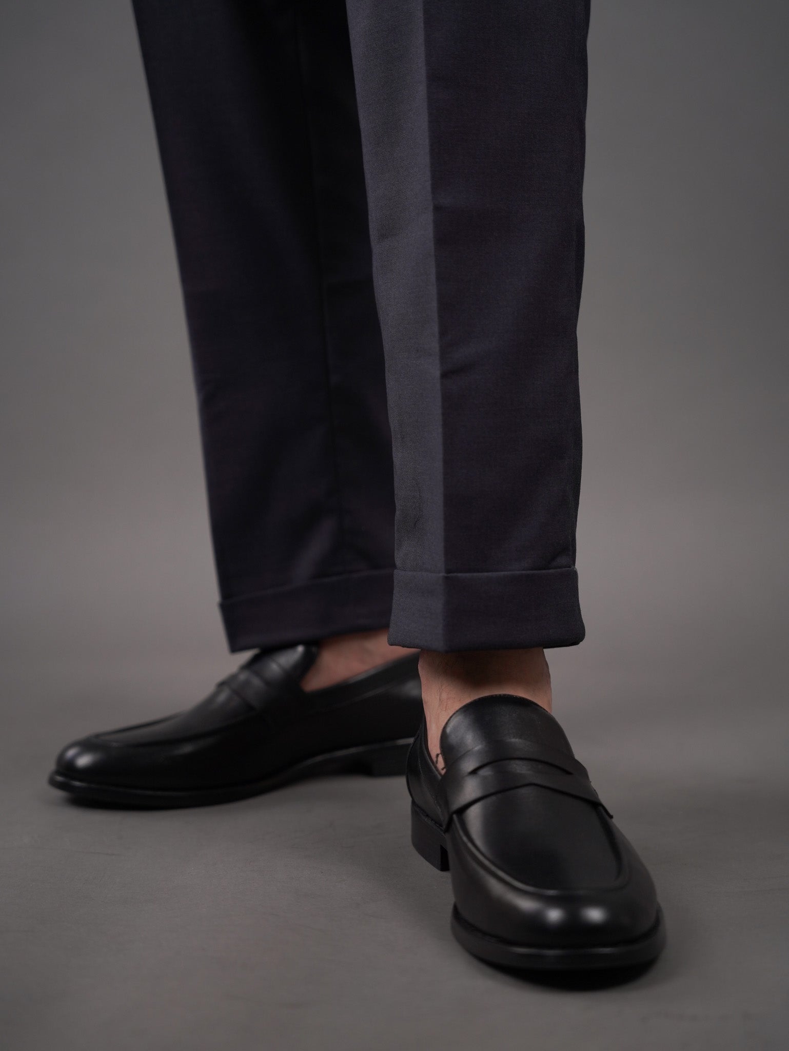 Double button Gurkha trousers - gray