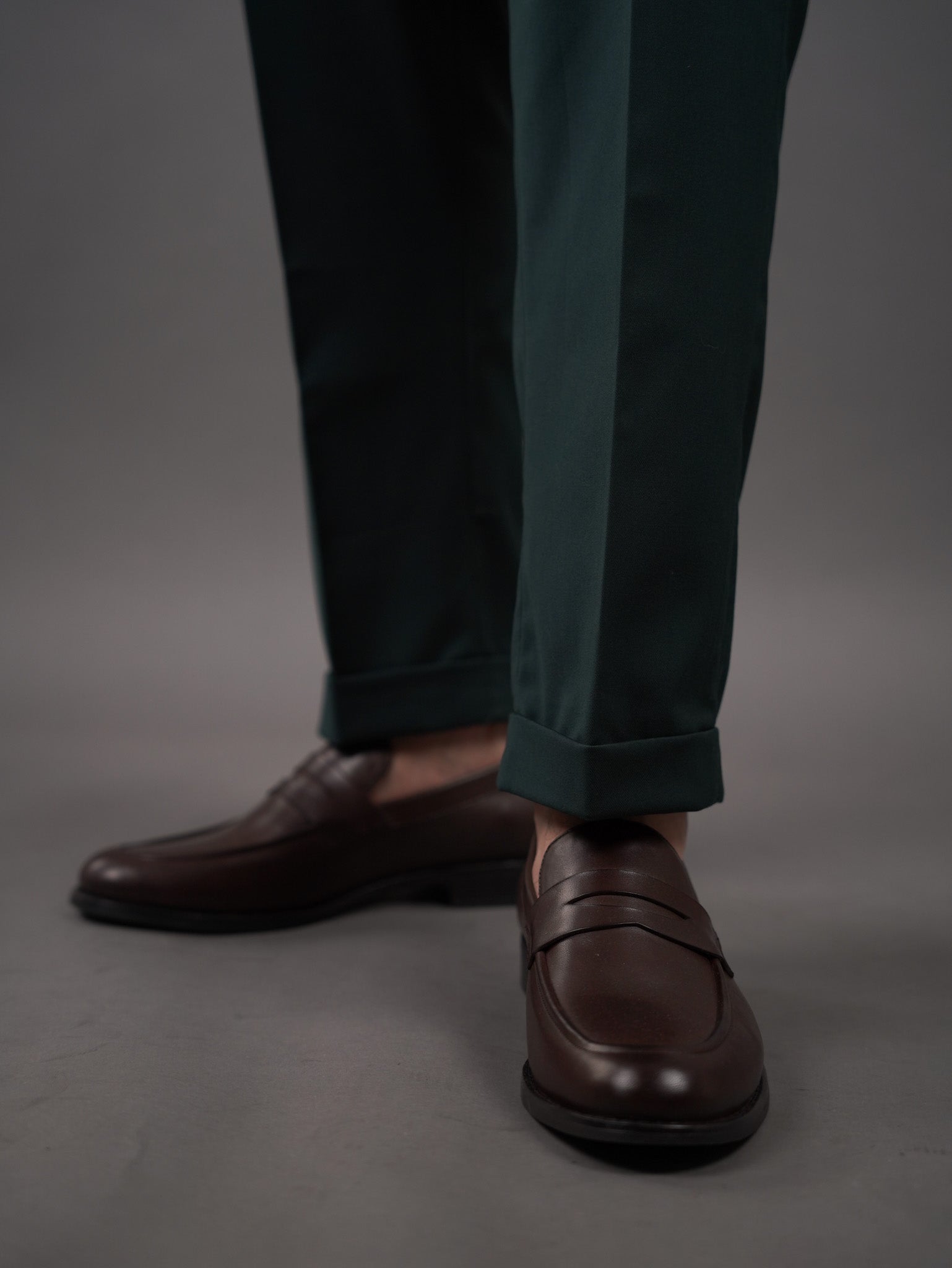 Double button Gurkha trousers - olive