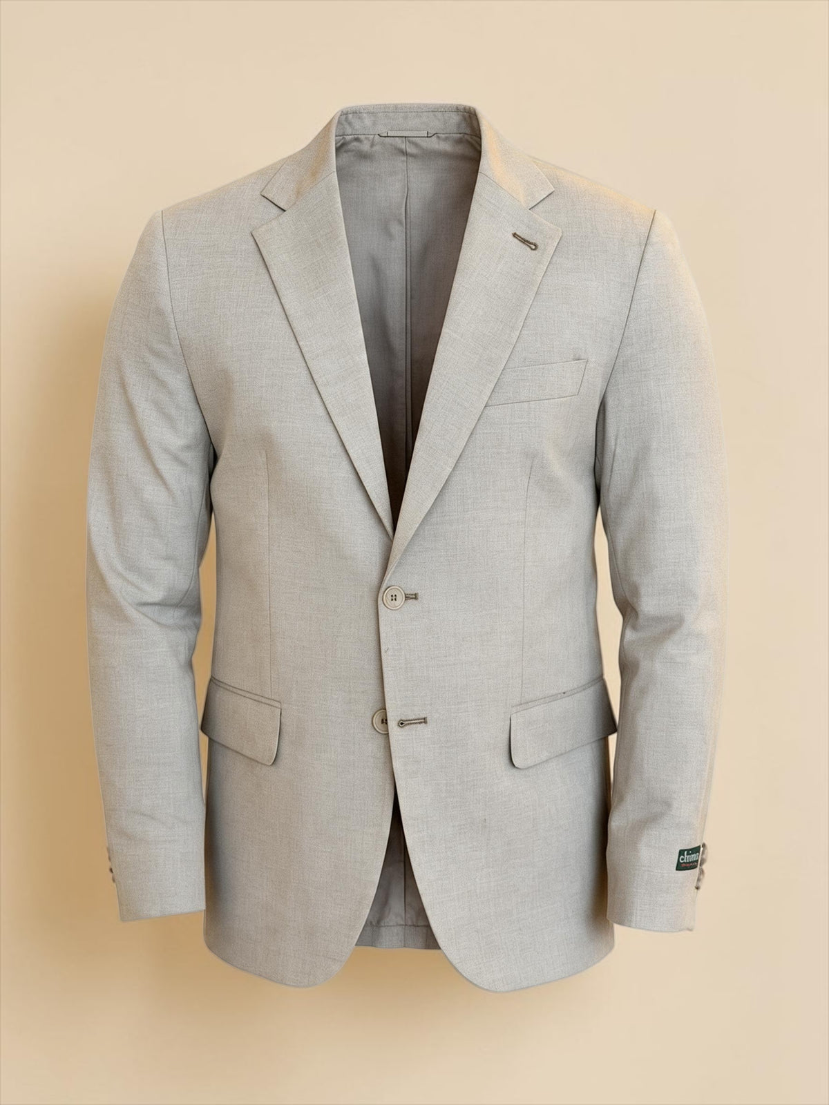 Basic Tailored Blazer - Beige