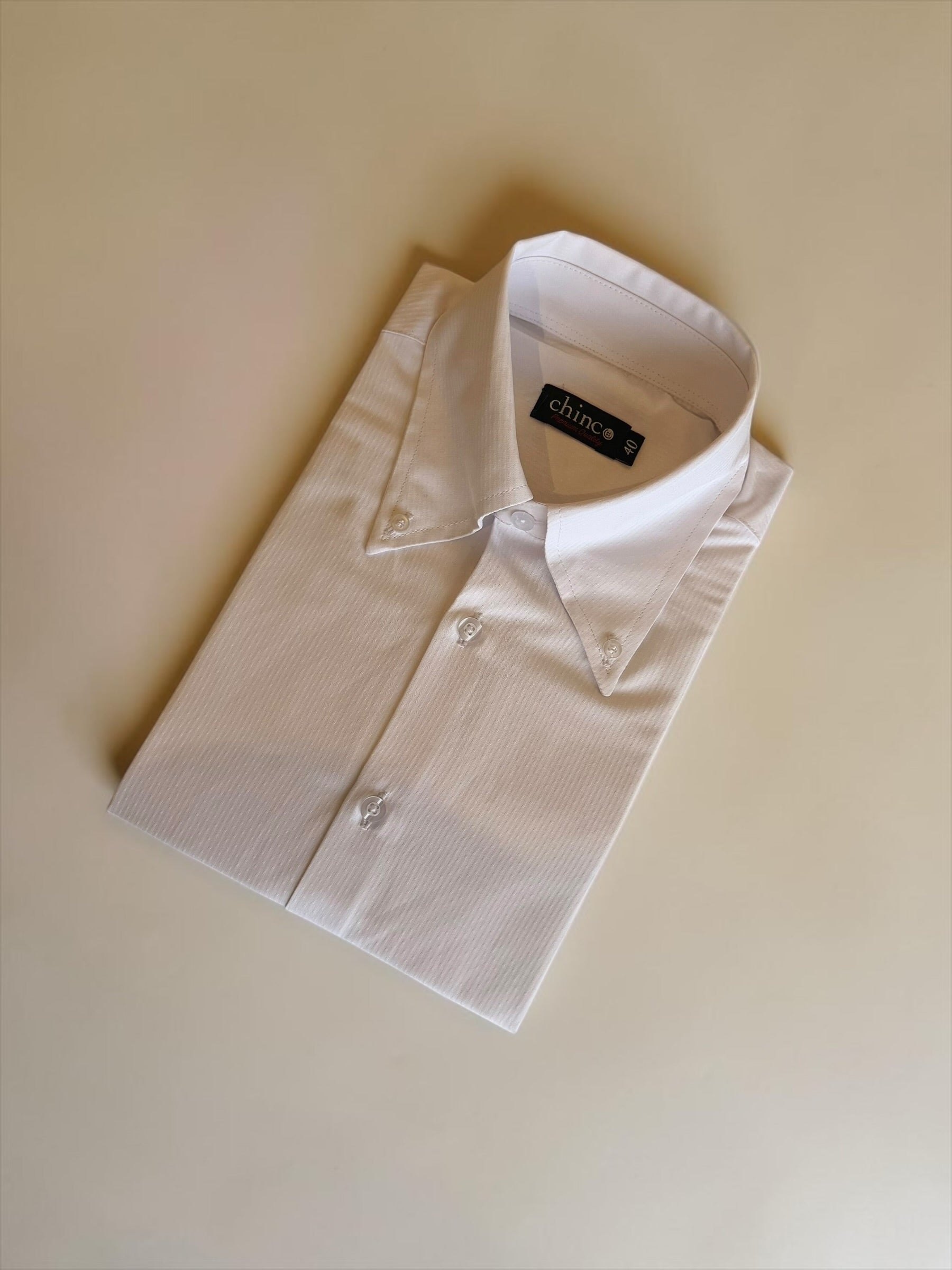 Dots Striped pattern classic Shirt – white