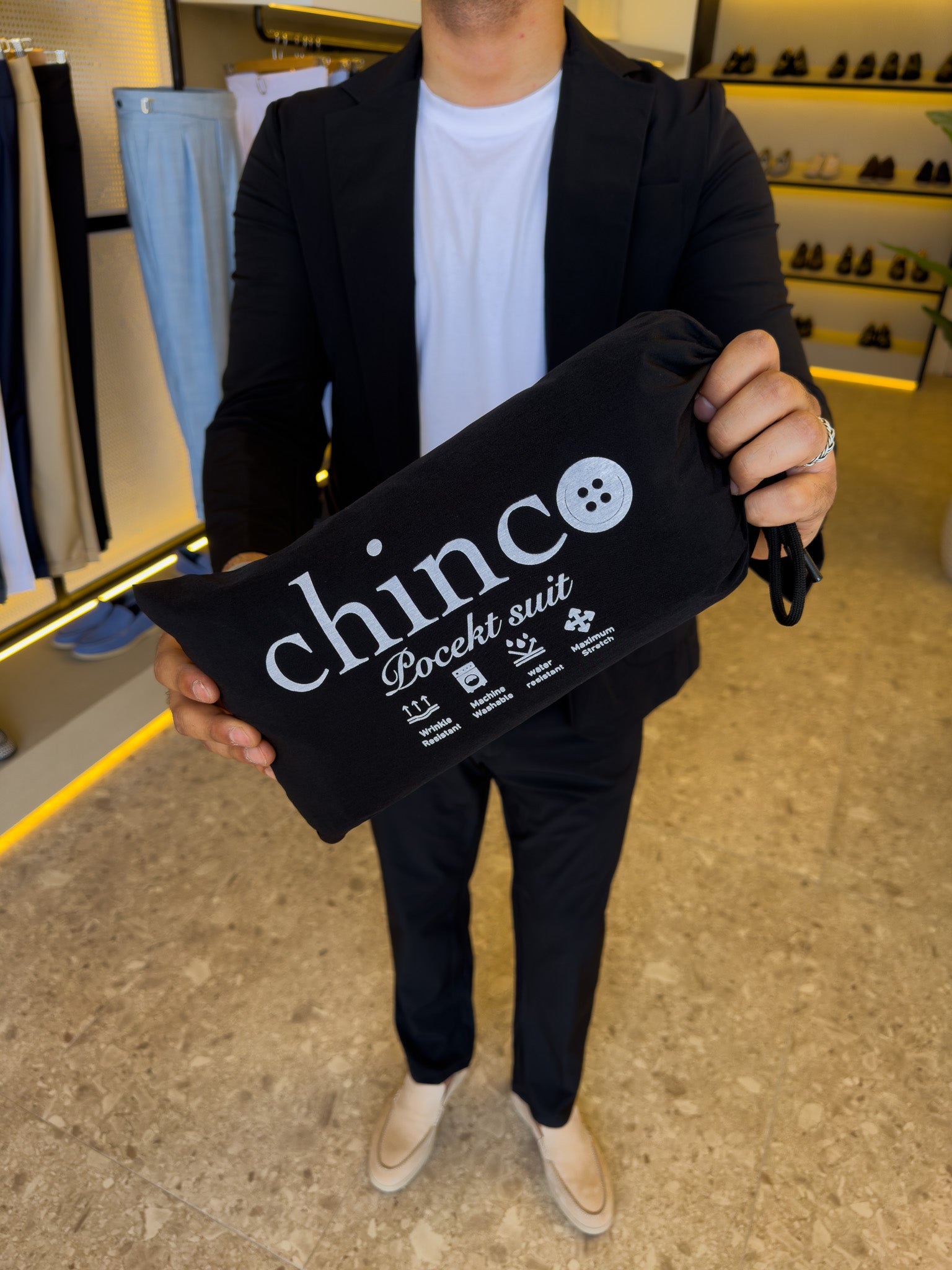 Pocket suit - black