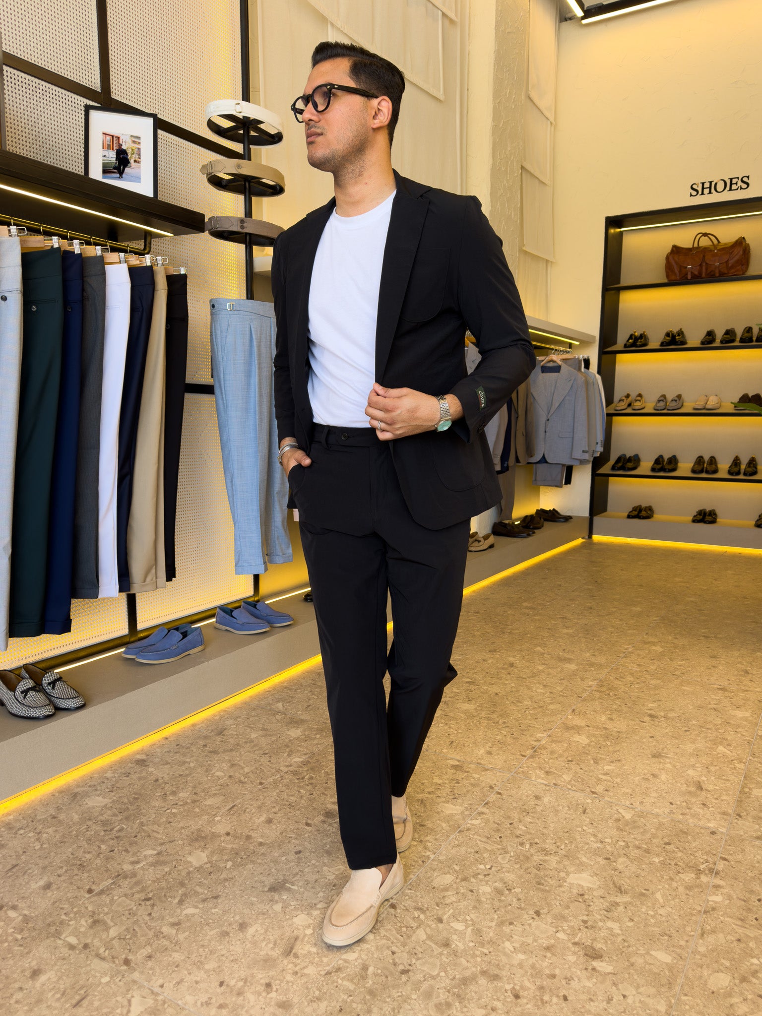 Pocket suit - black