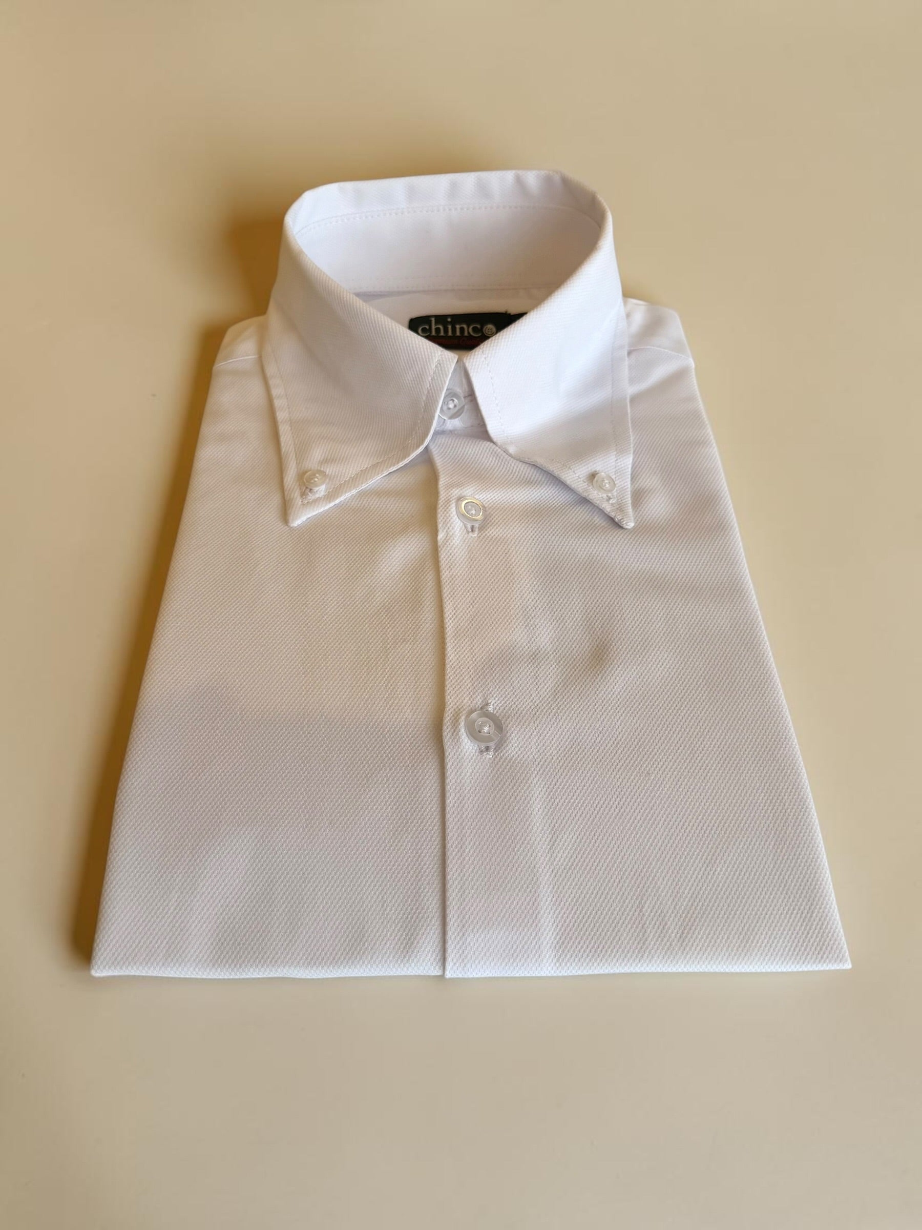 Dots pattern classic Shirt – white