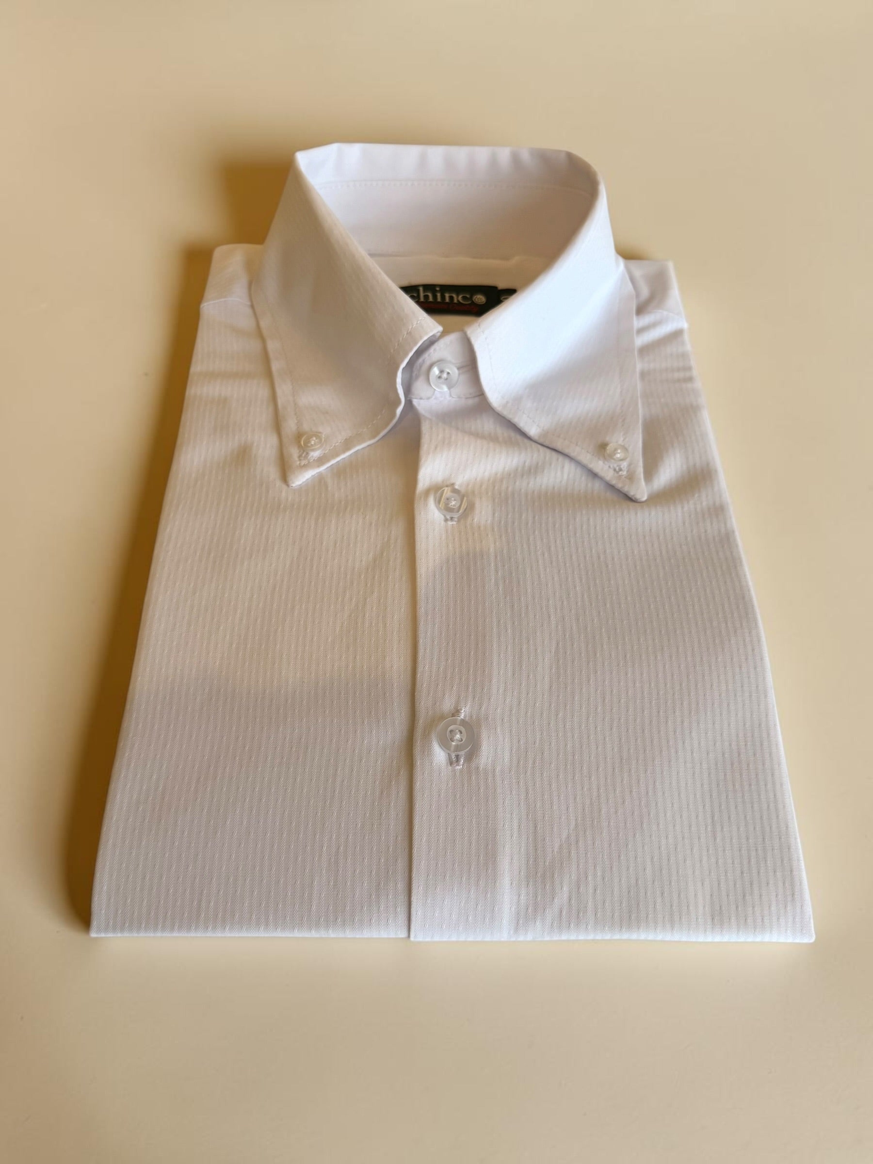 Dots Striped pattern classic Shirt – white