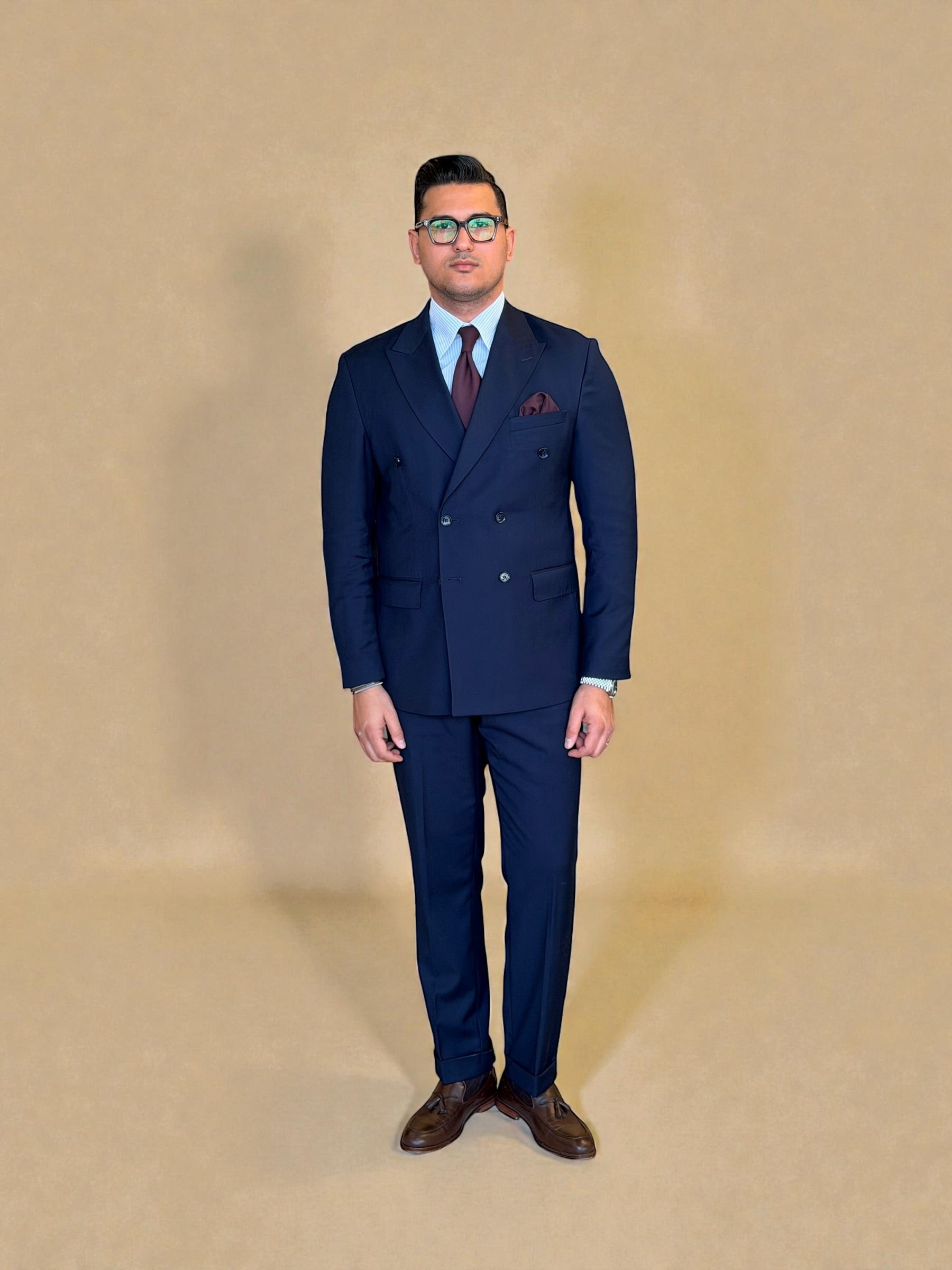 Double breasted suit - Navy