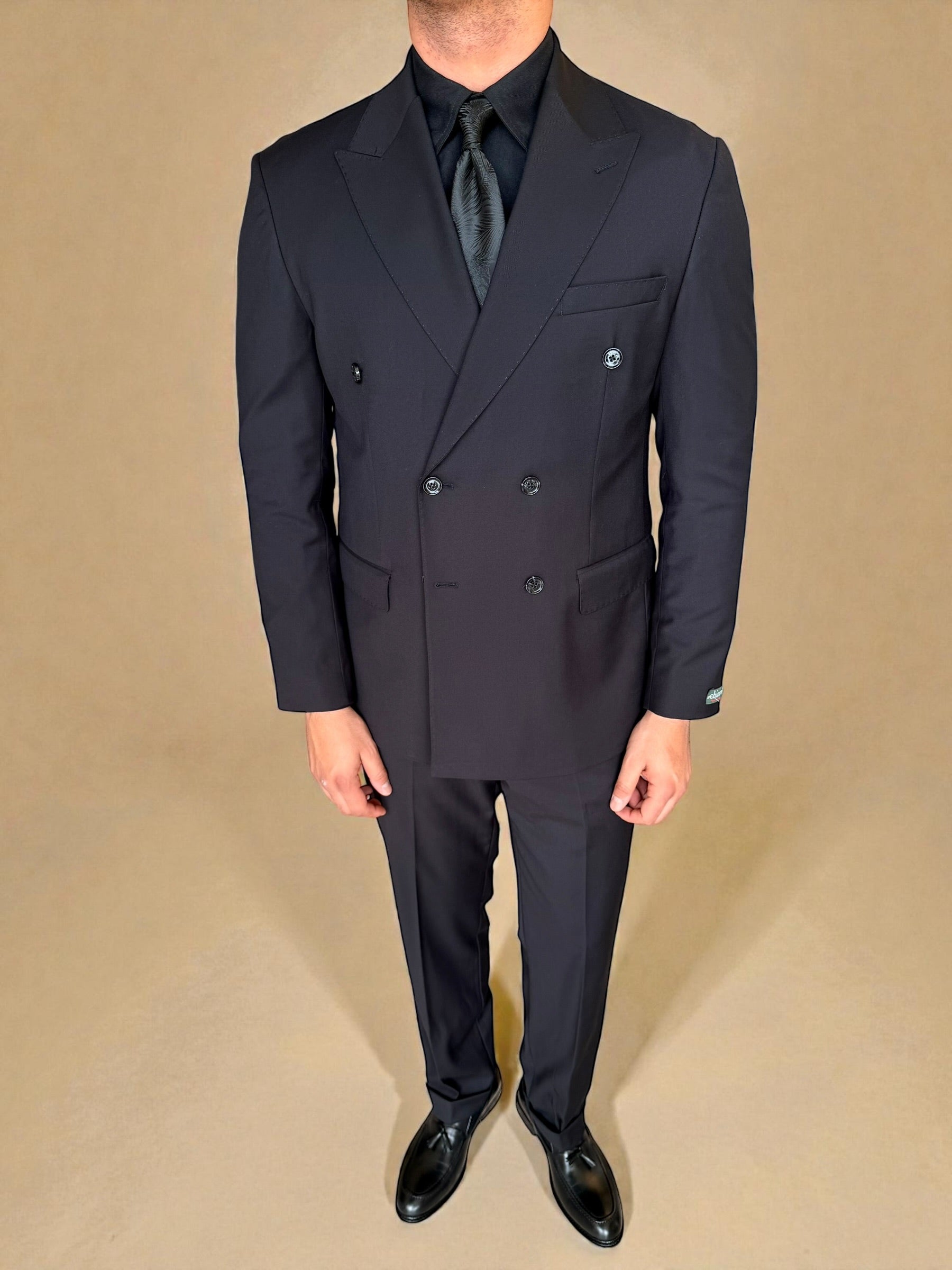 Double breasted suit - Black