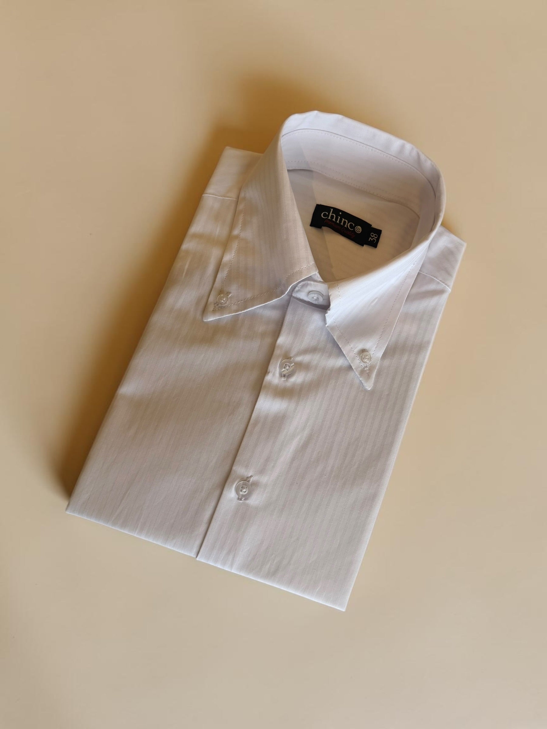 Striped pattern classic Shirt – white