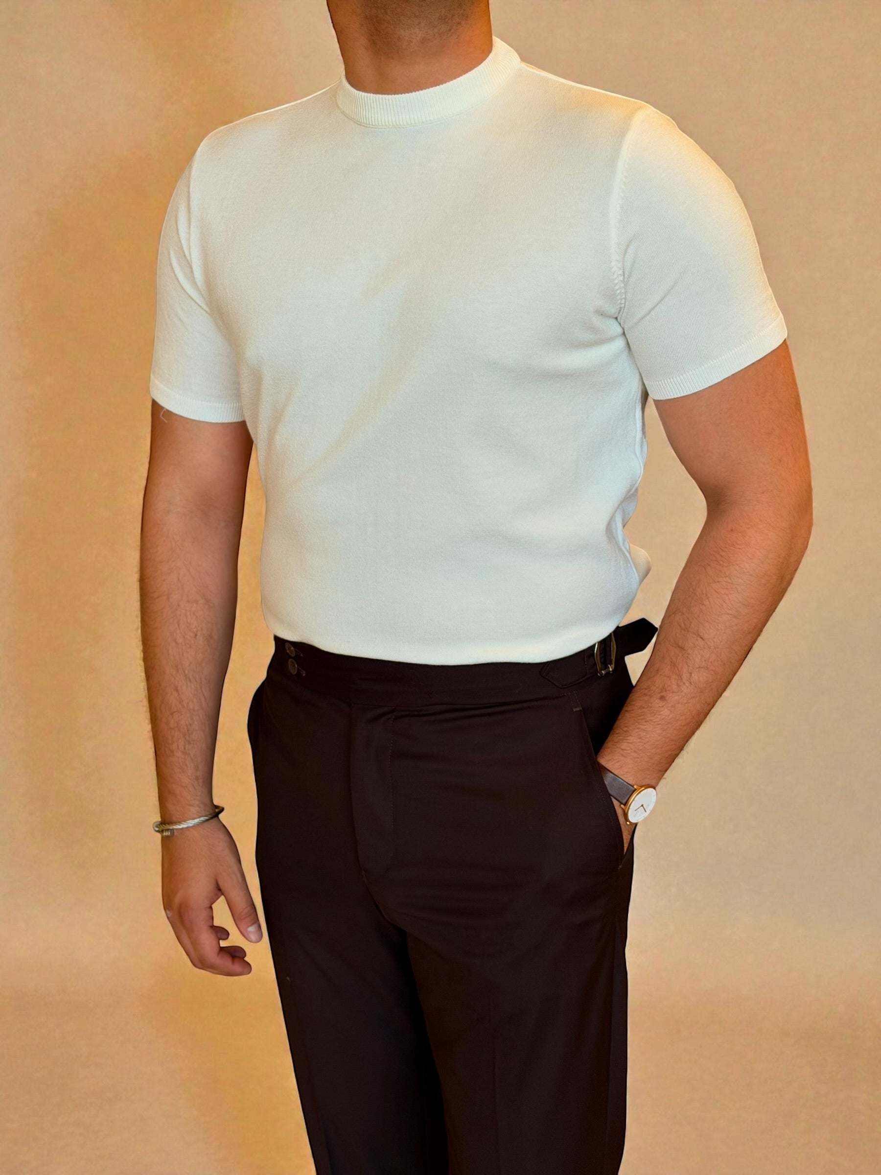 Round Knitwear basic - Off white