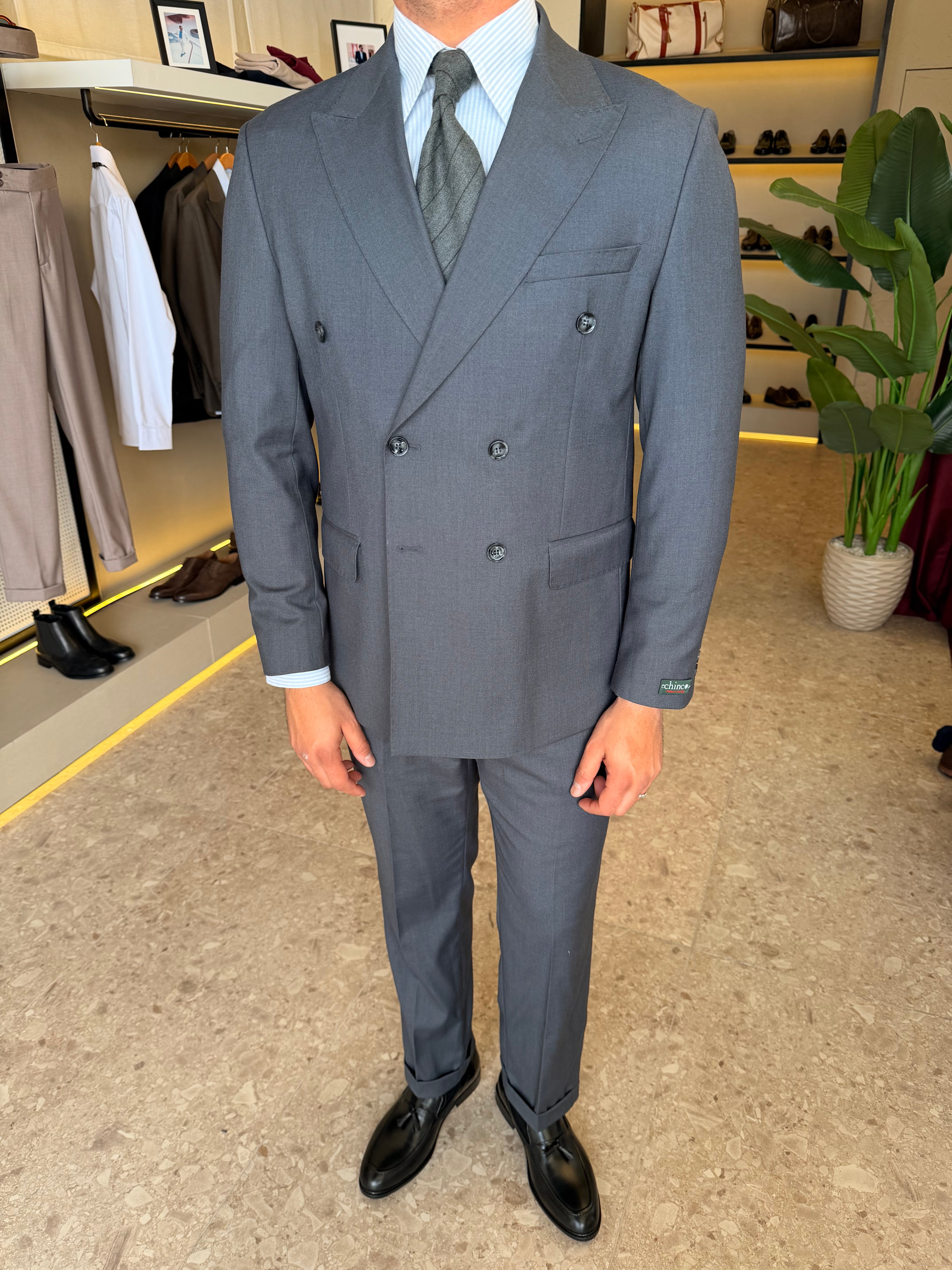 Double breasted suit - Gray