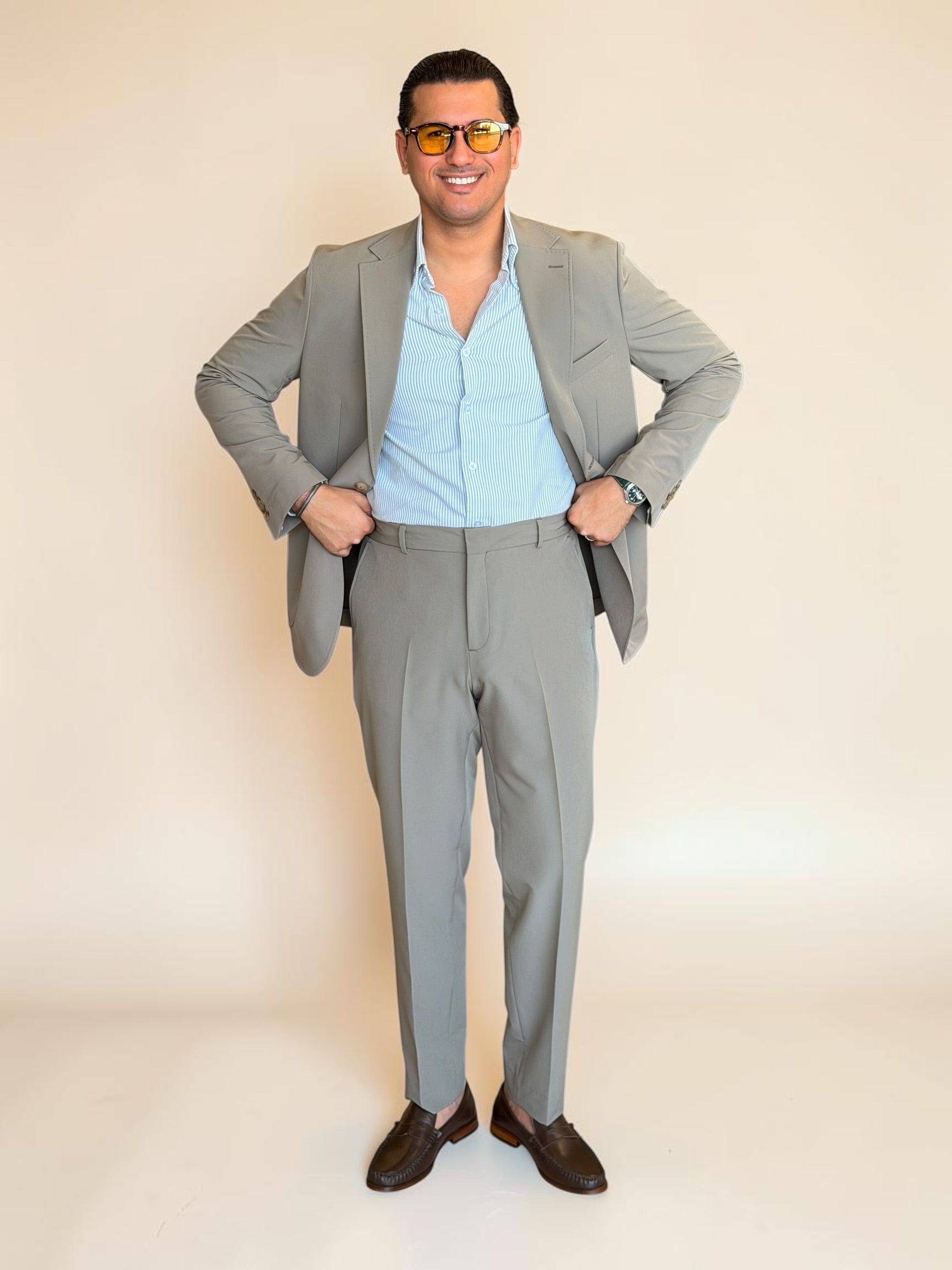 Pocket suit - Light olive