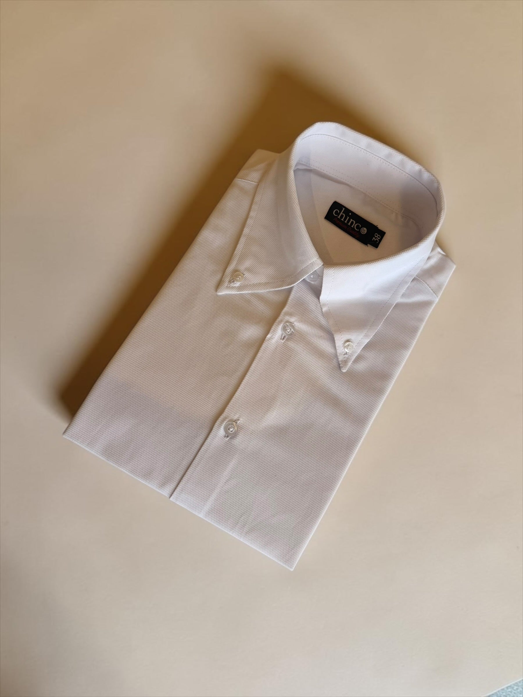 Dots pattern classic Shirt – white