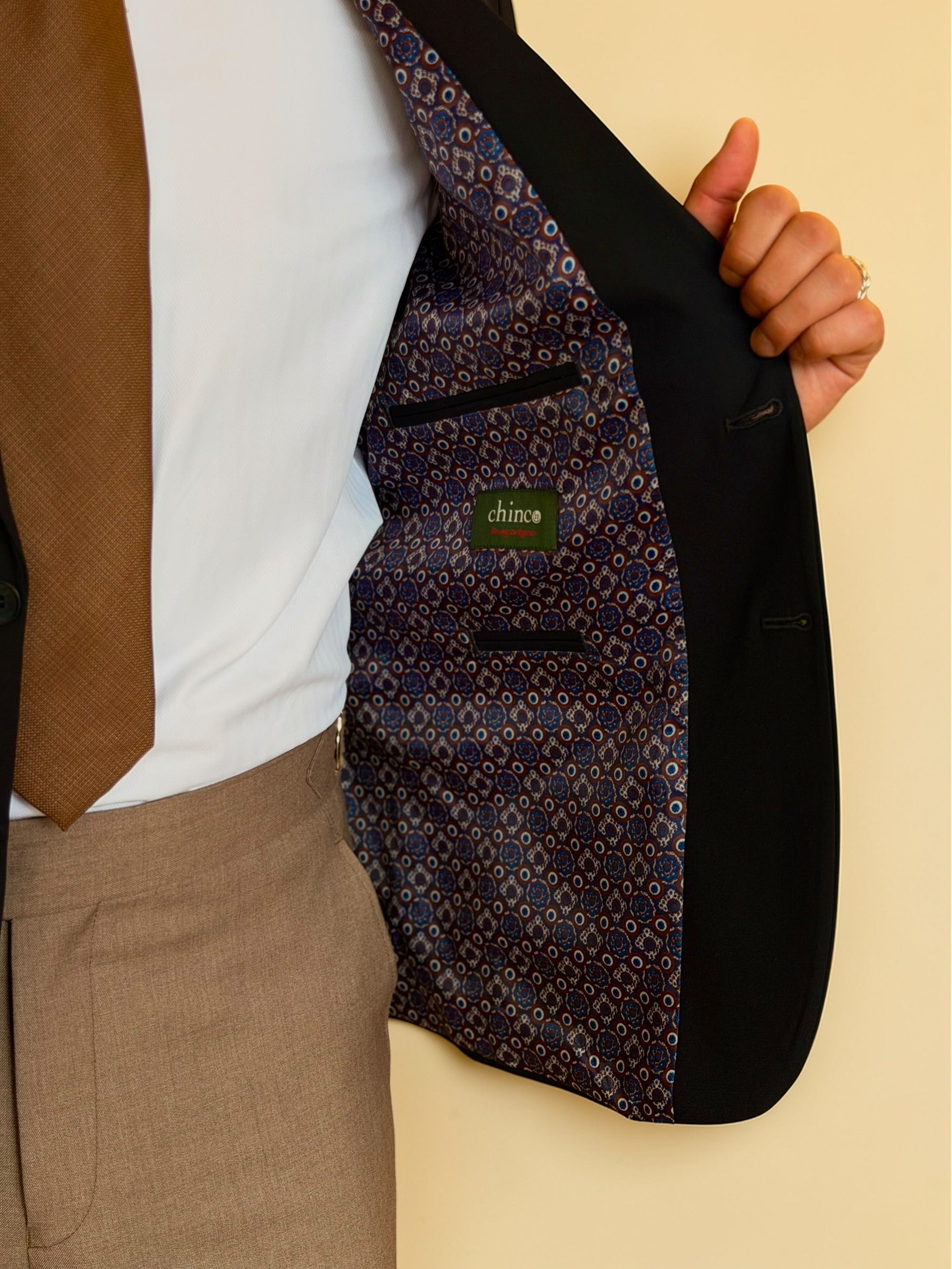 Basic Tailored Blazer - Navy