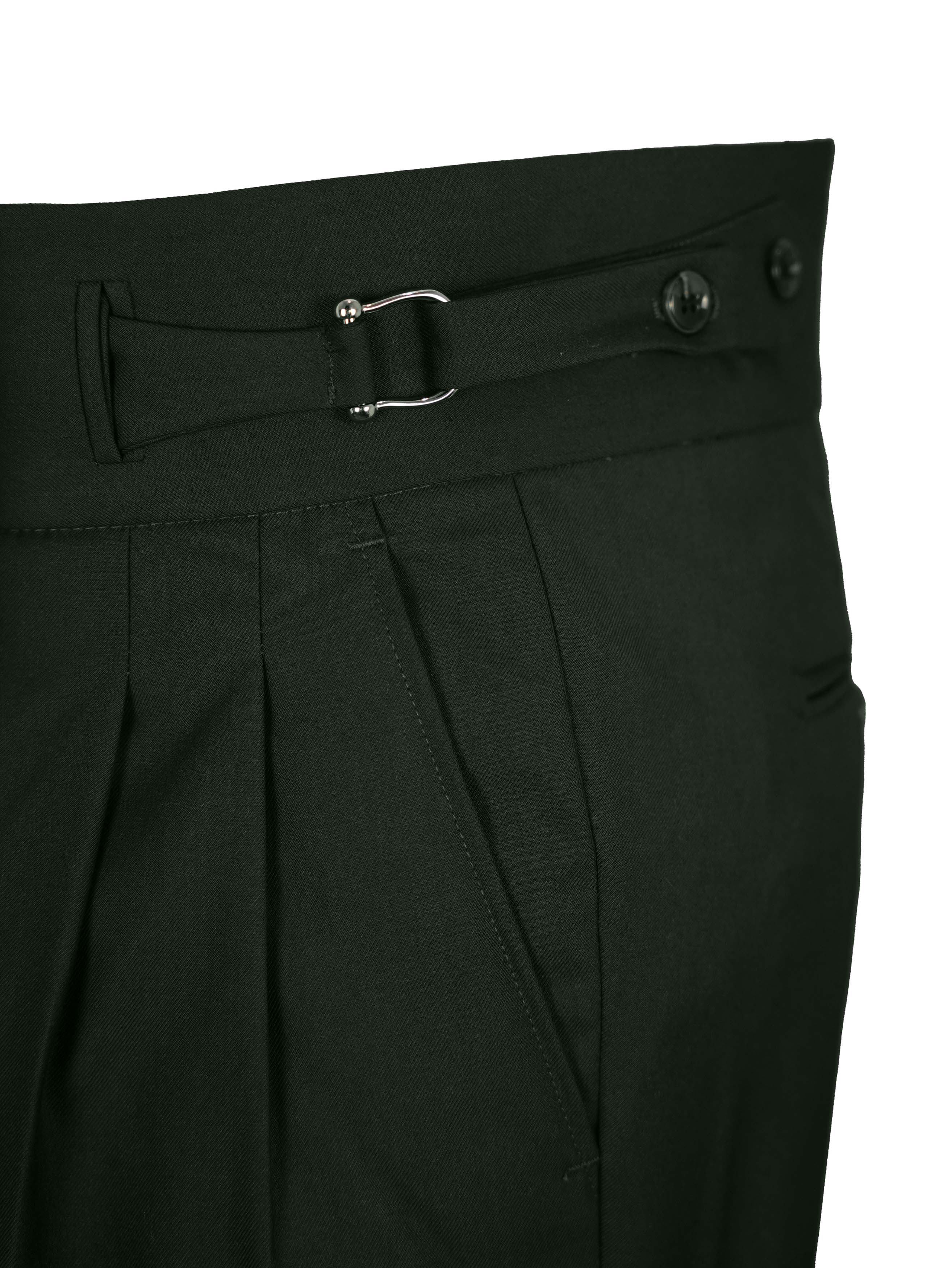 Two side high waist gurkhra trousers - Green
