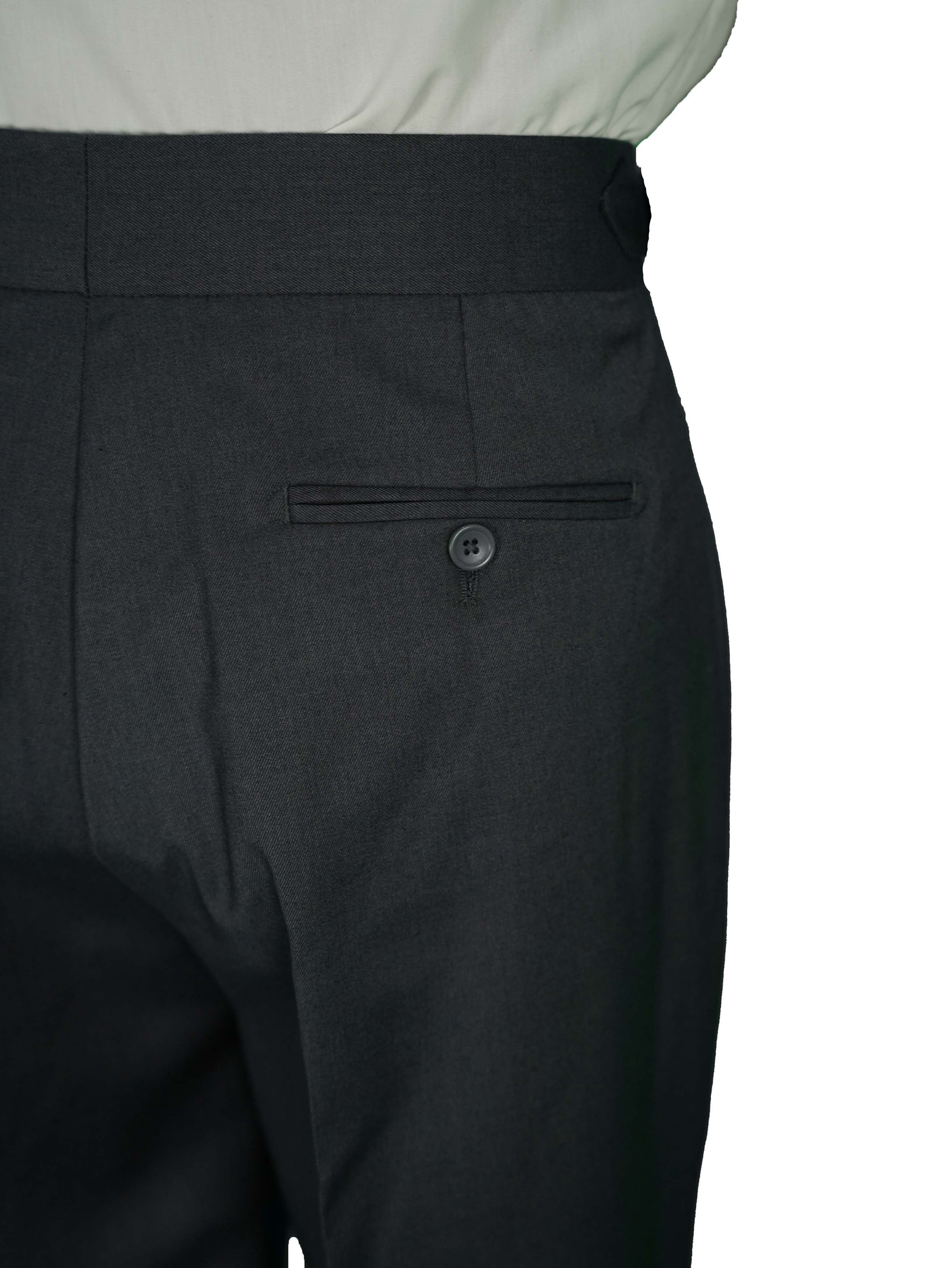 two button hight Waist Gurkha trousers - Grey