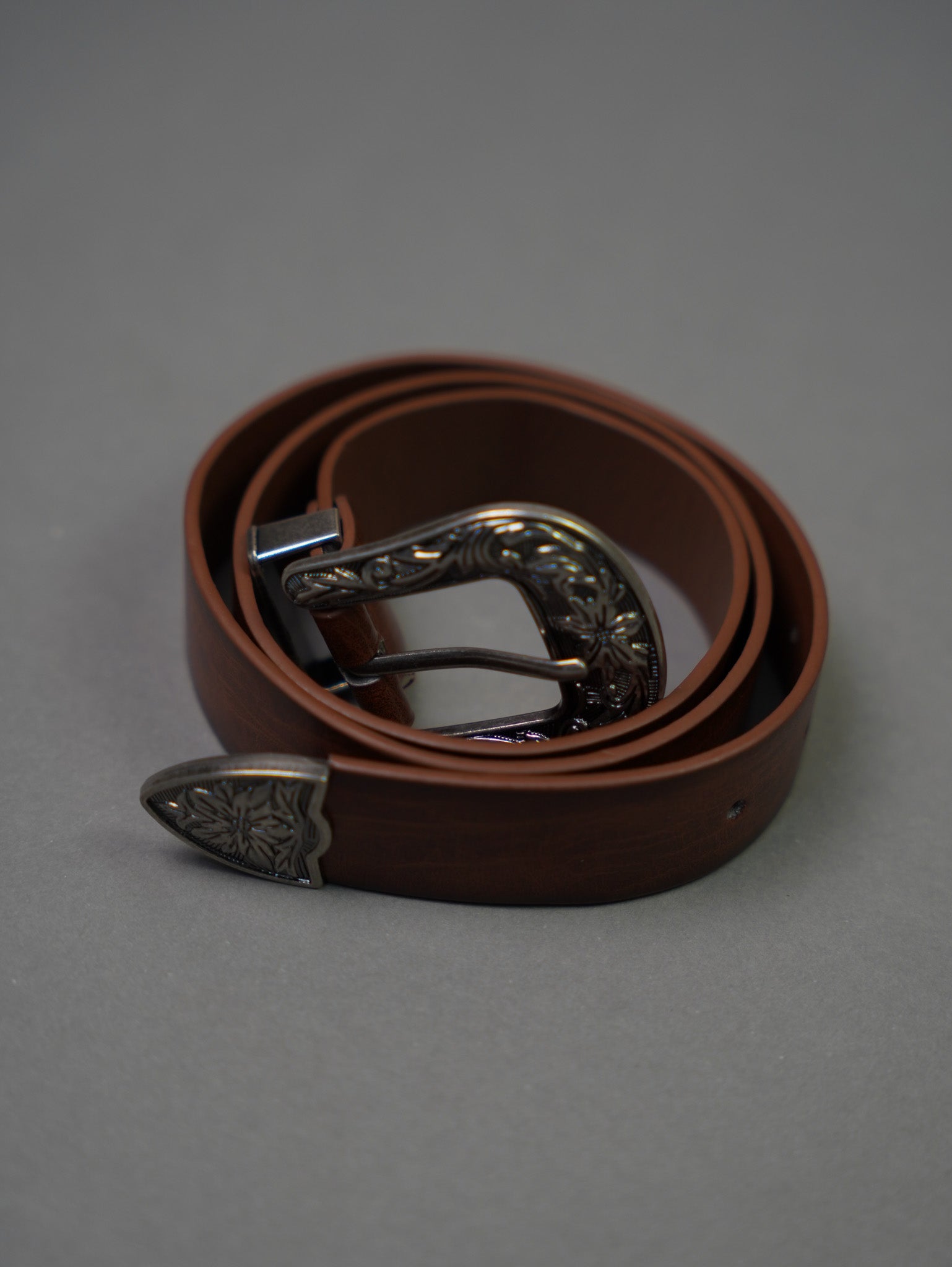 Old money leather belt