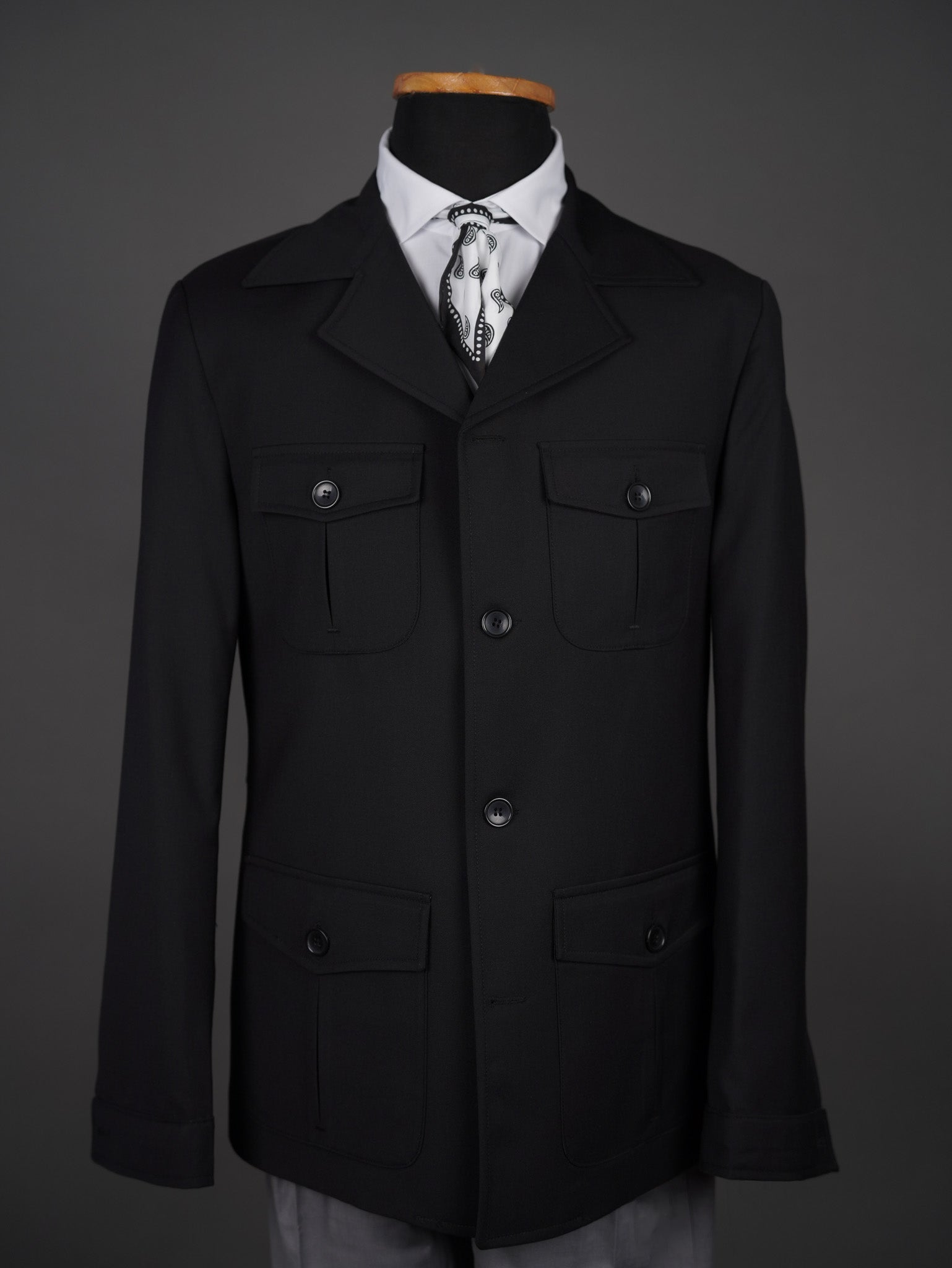 Safari Jacket-black