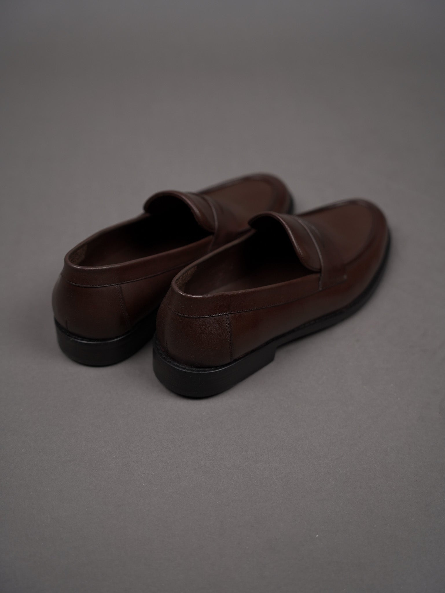 Penny leather loafers - Brown
