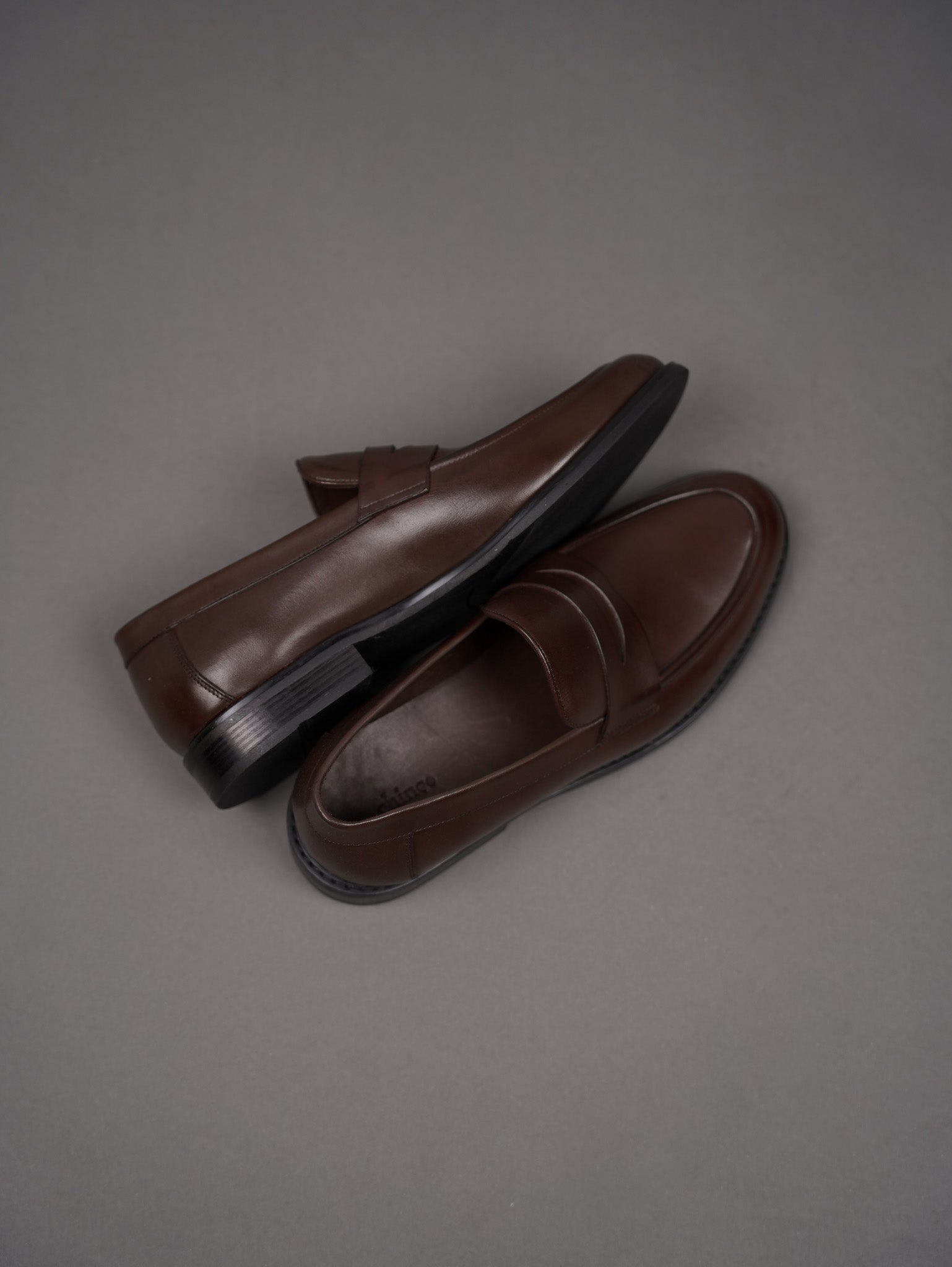 Penny leather loafers - Brown