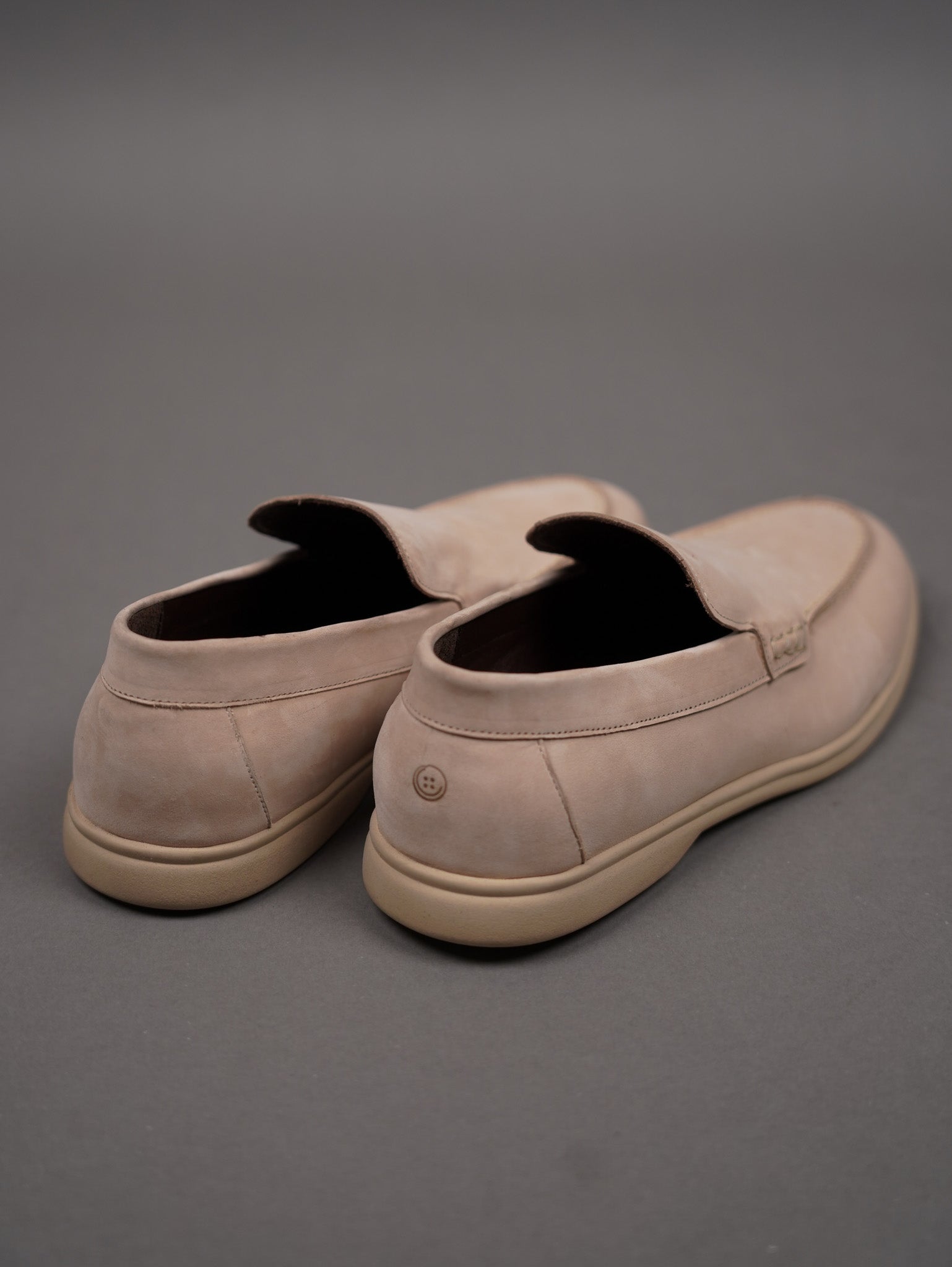 Suede loafers - BEIGE
