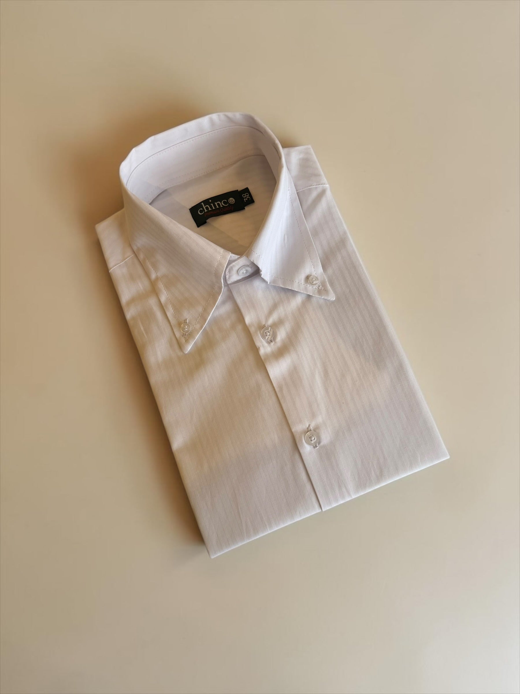 Striped pattern classic Shirt – white