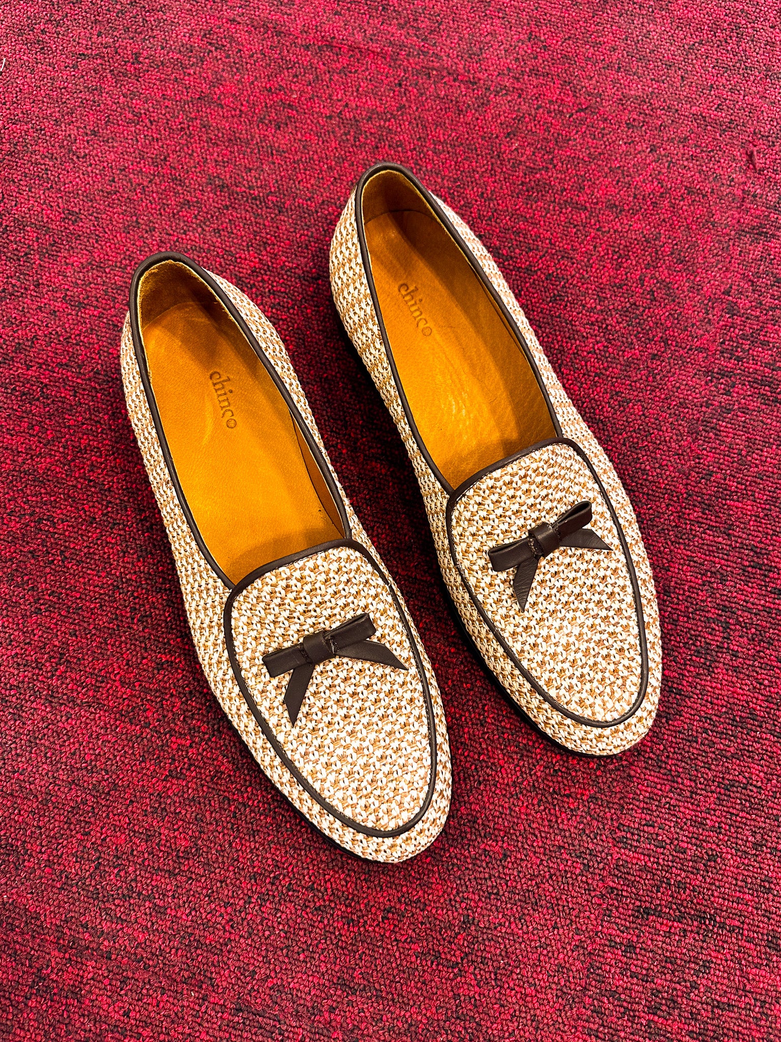 Hand woven loafers - Brown