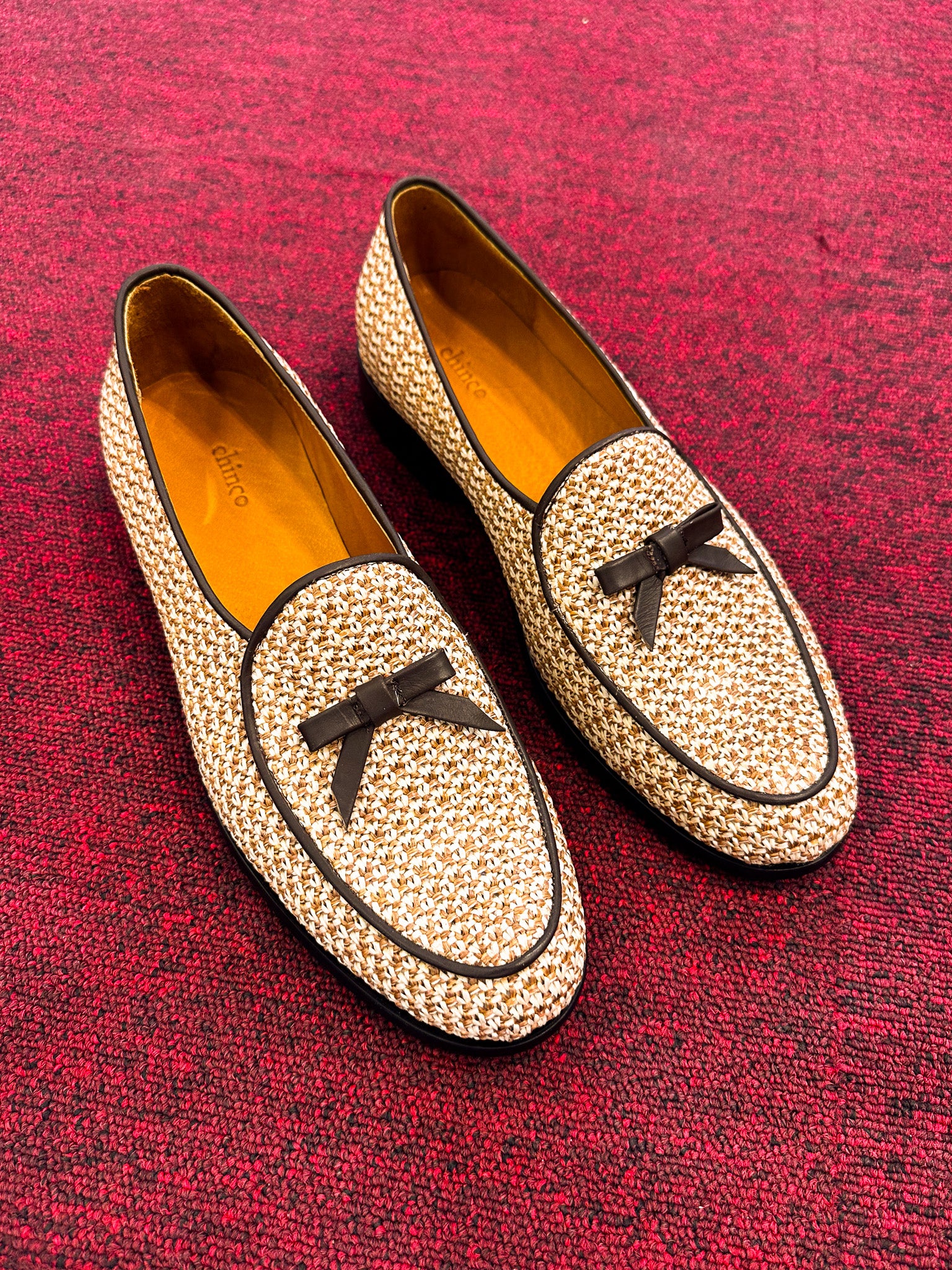 Hand woven loafers - Brown