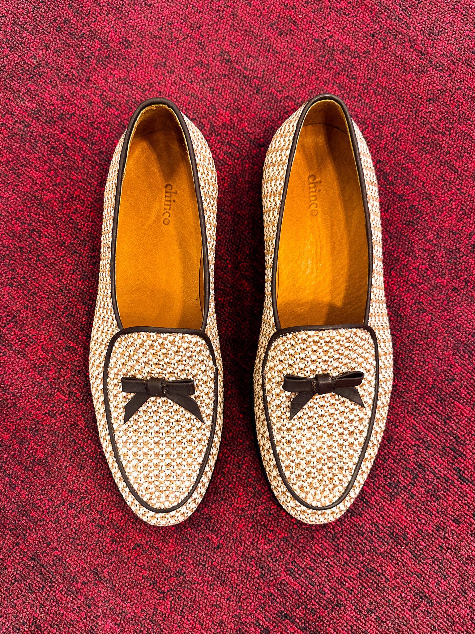 Hand woven loafers - Brown