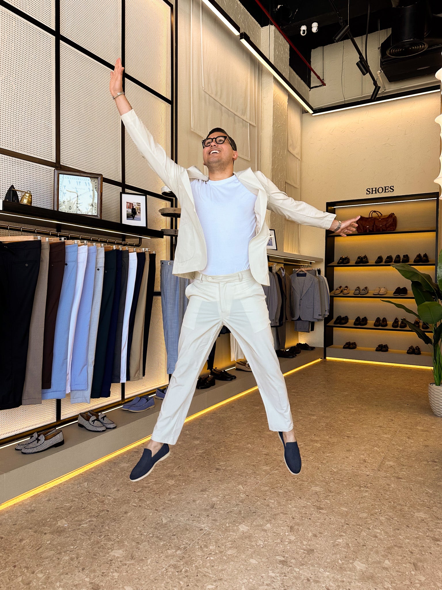 Pocket suit - light beige
