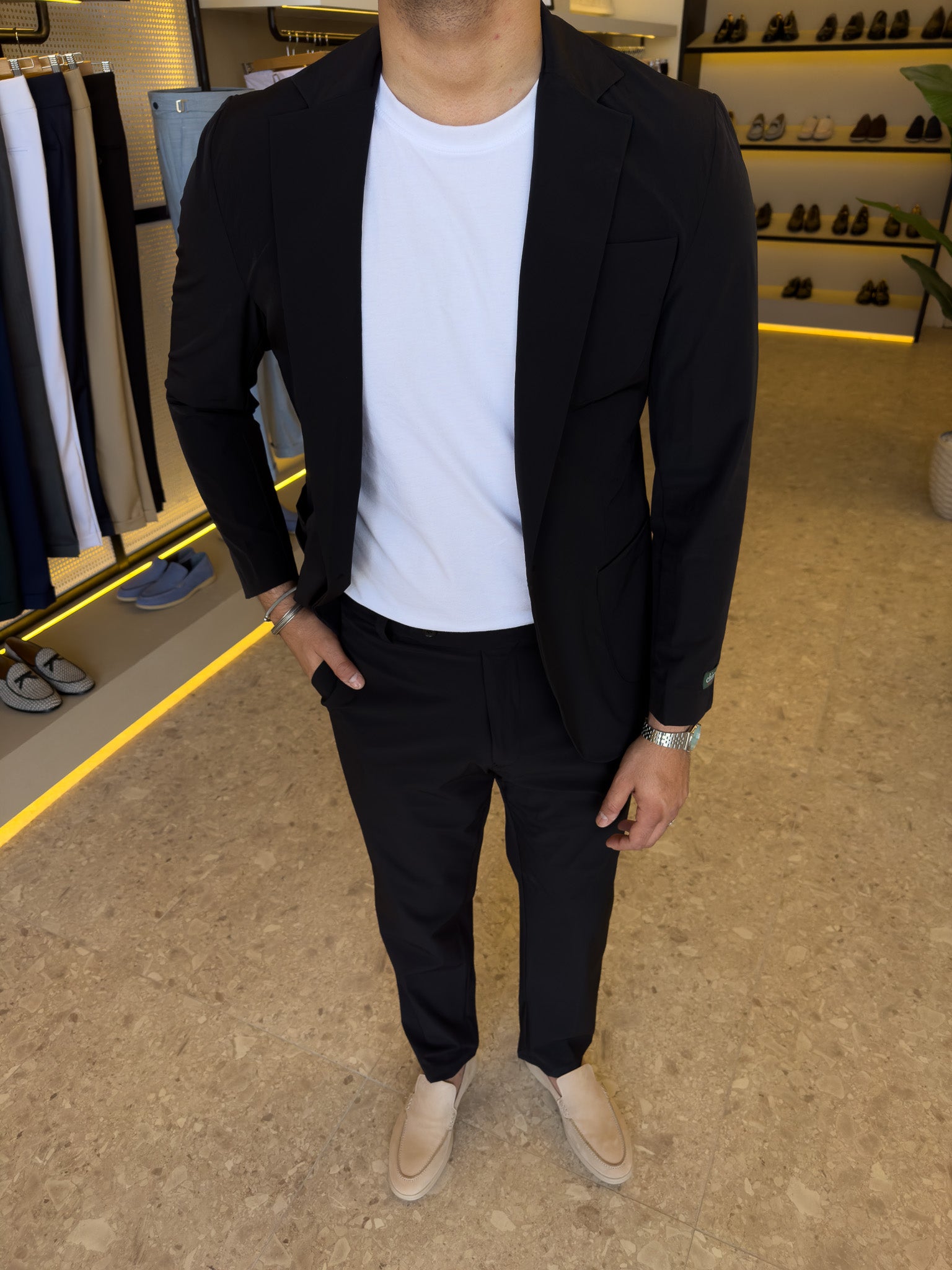 Pocket suit - black