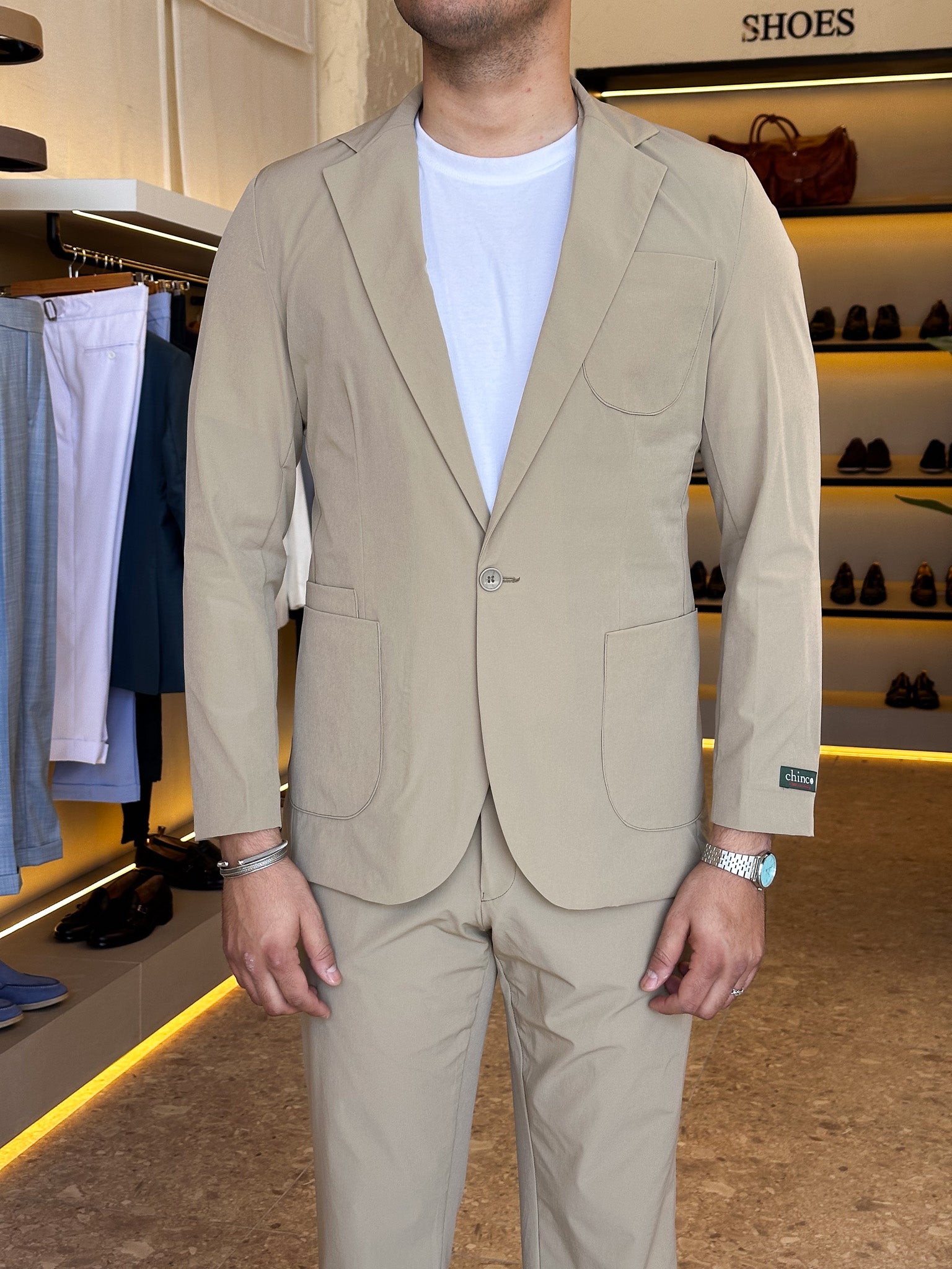 Pocket suit - beige