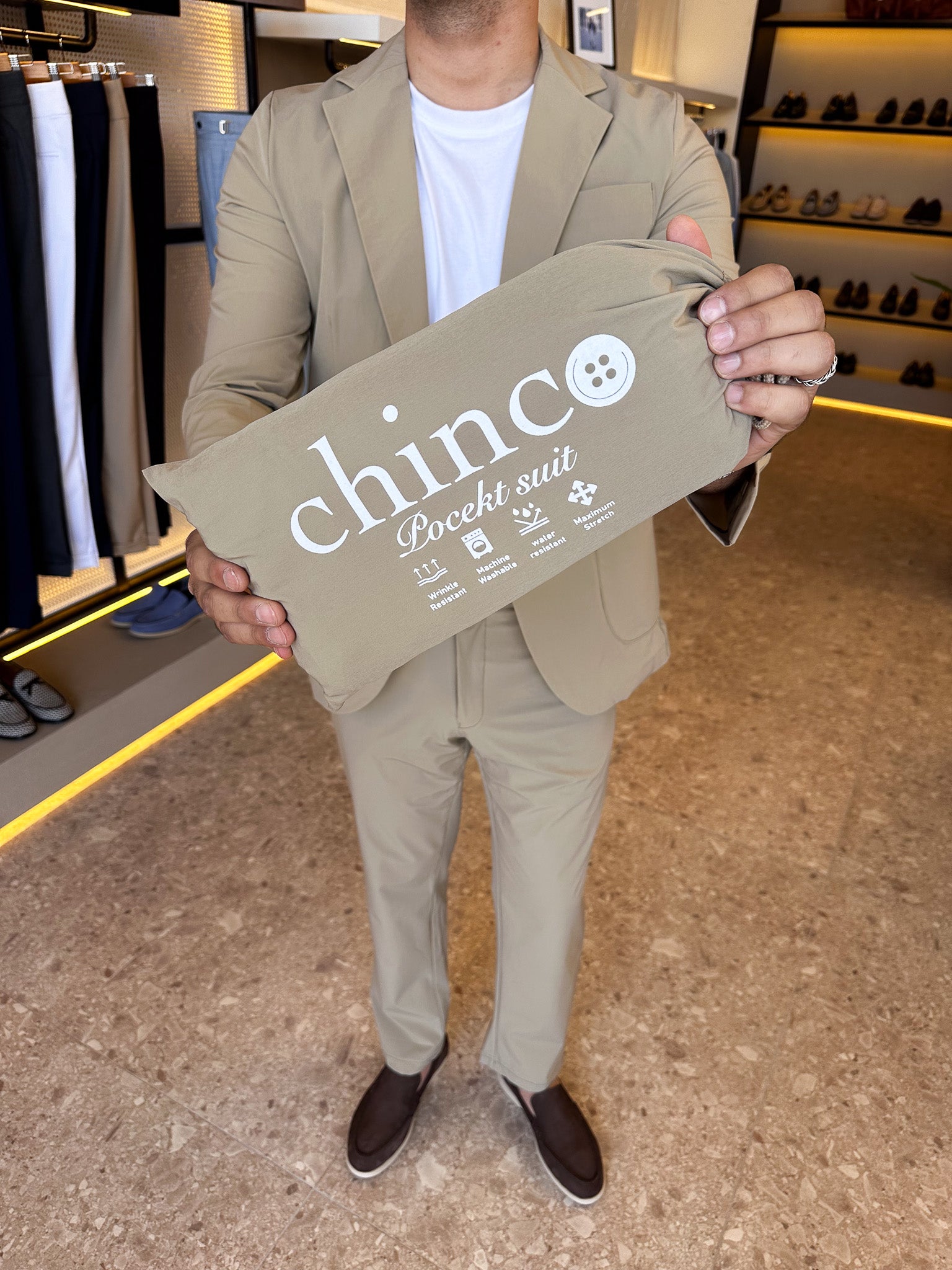 Pocket suit - beige