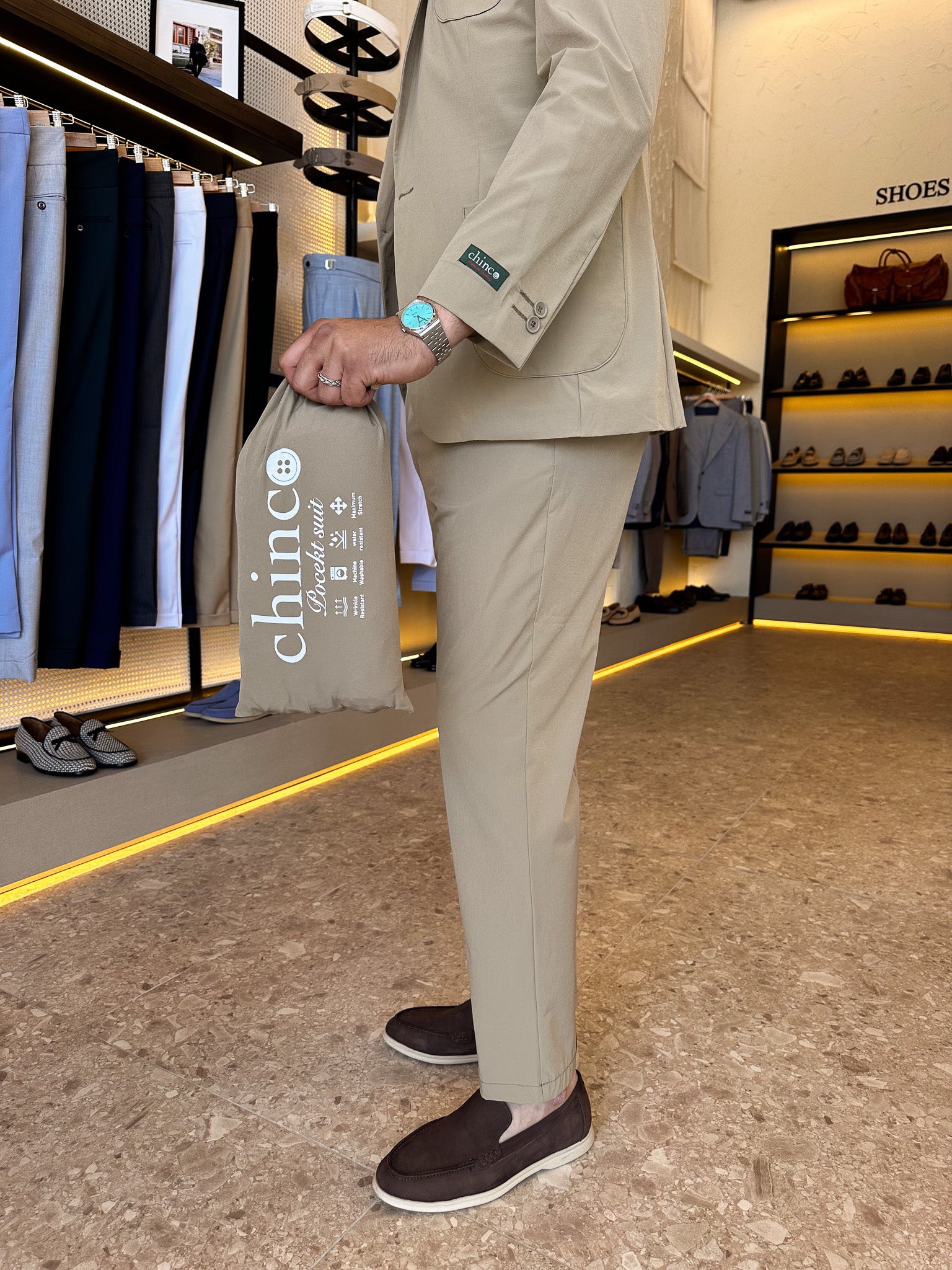 Pocket suit - beige