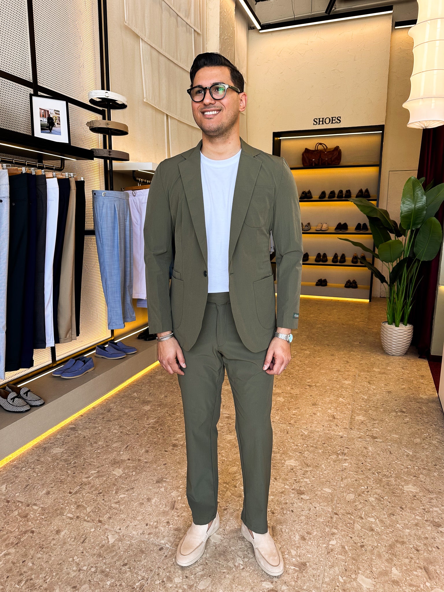 Pocket suit - olive